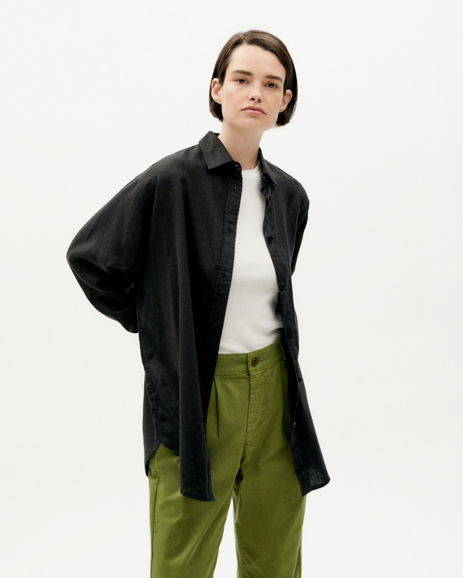 Gia Blusa oversize - Negra