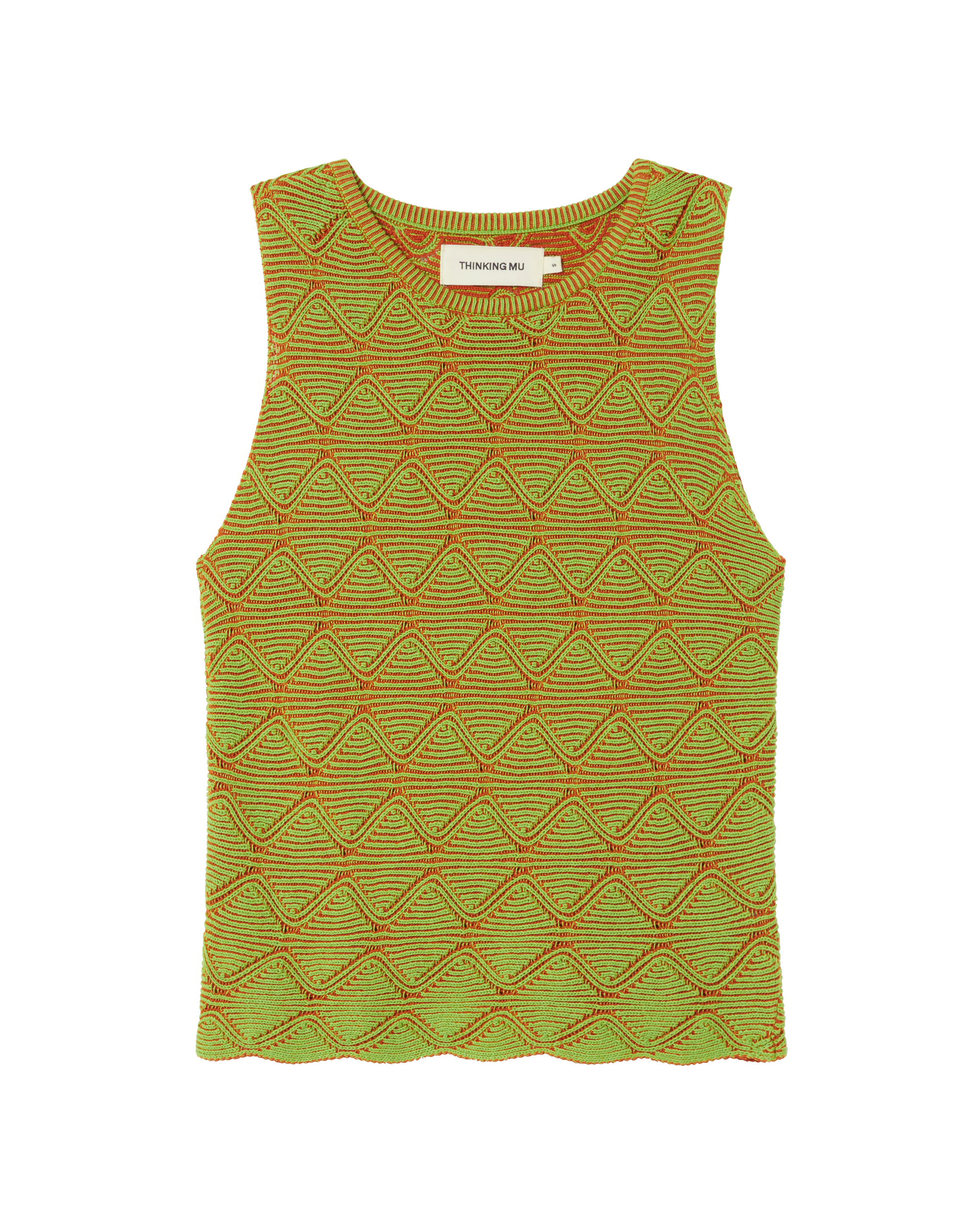 Camiseta de tirantes de punto - Verde