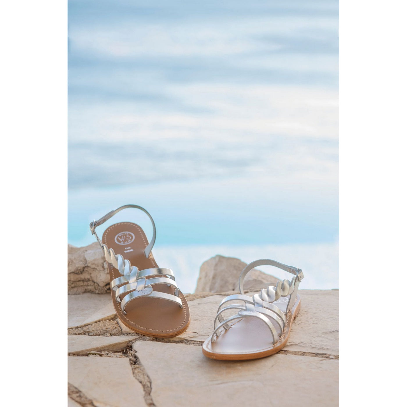 Sandali Satyre - Argento Buff - Argento