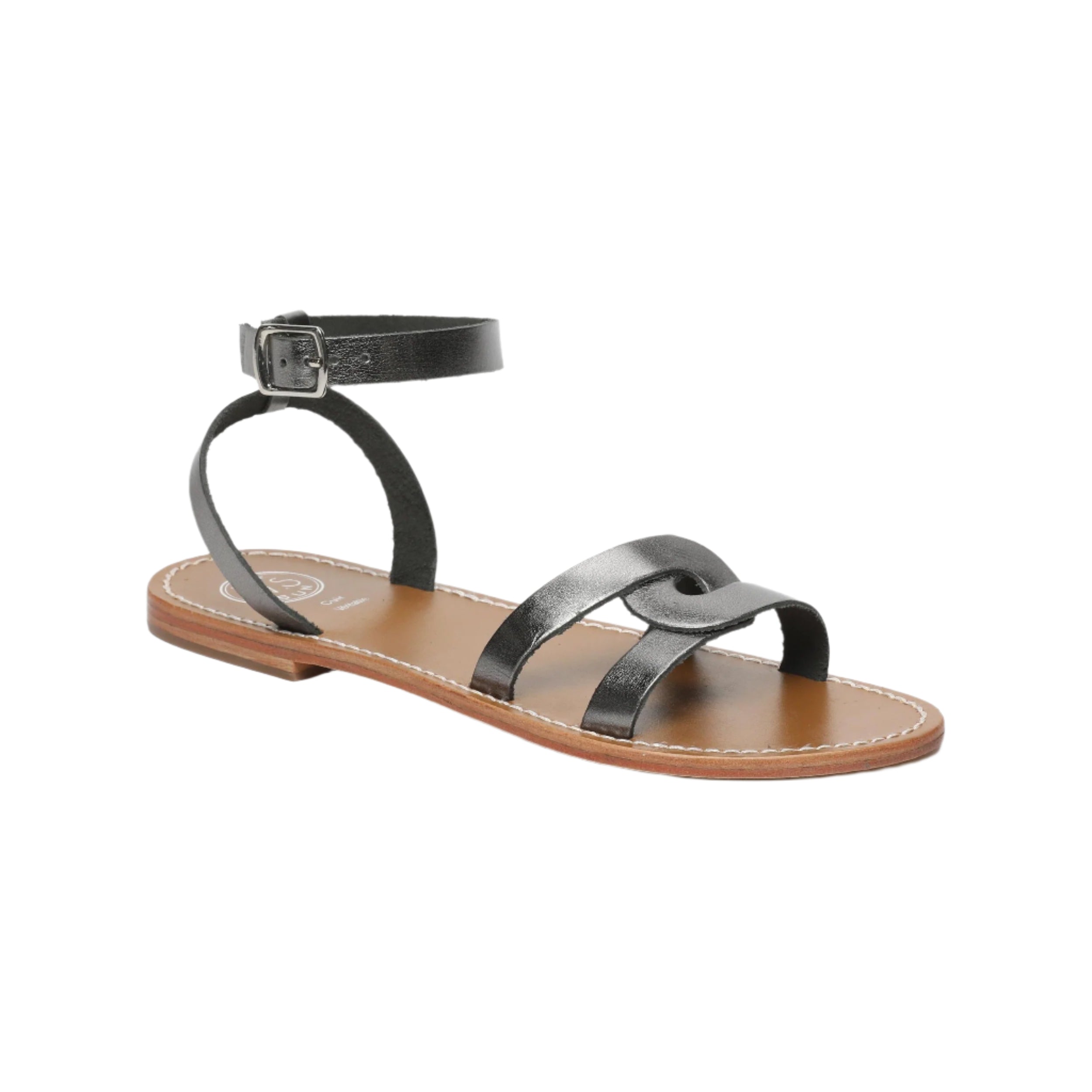 Sandali Dario - Peltro Buff - Grigio