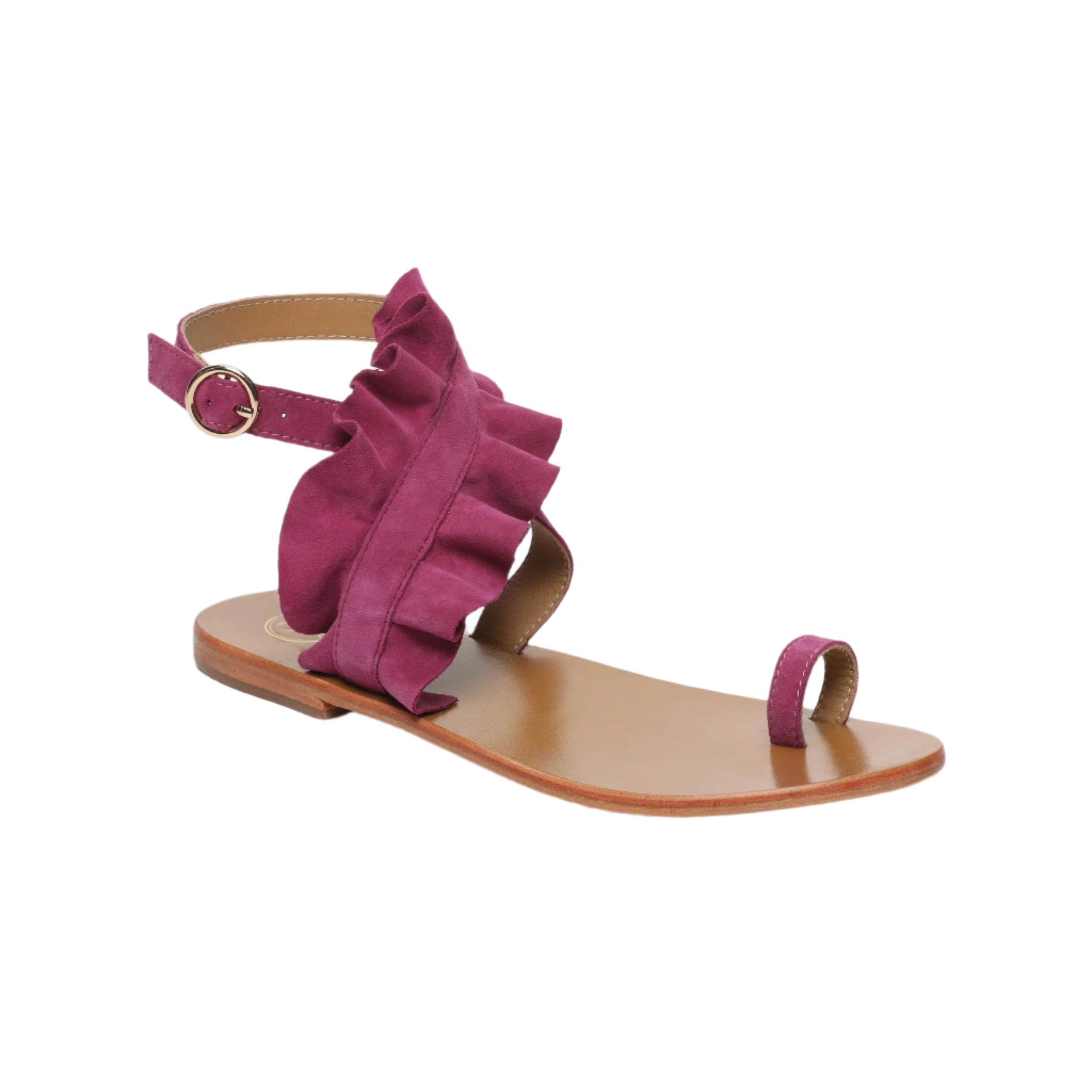 Sandali Devipriya - Camoscio di capra viola - Viola