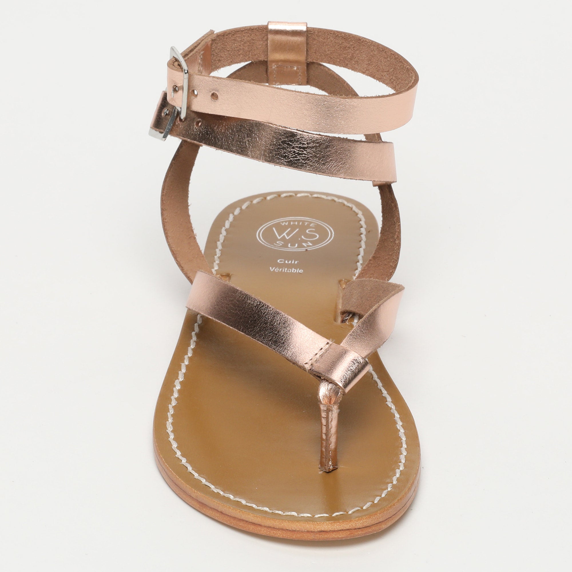 Sandales Thea - Rosegold Buff - Rosegold