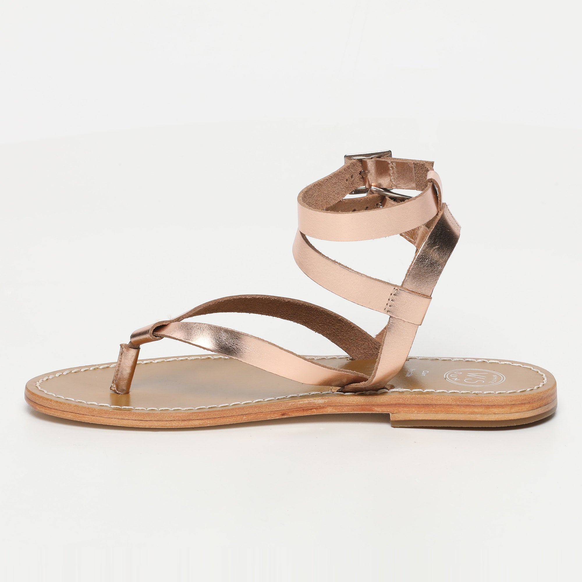 Sandales Thea - Rosegold Buff - Rosegold