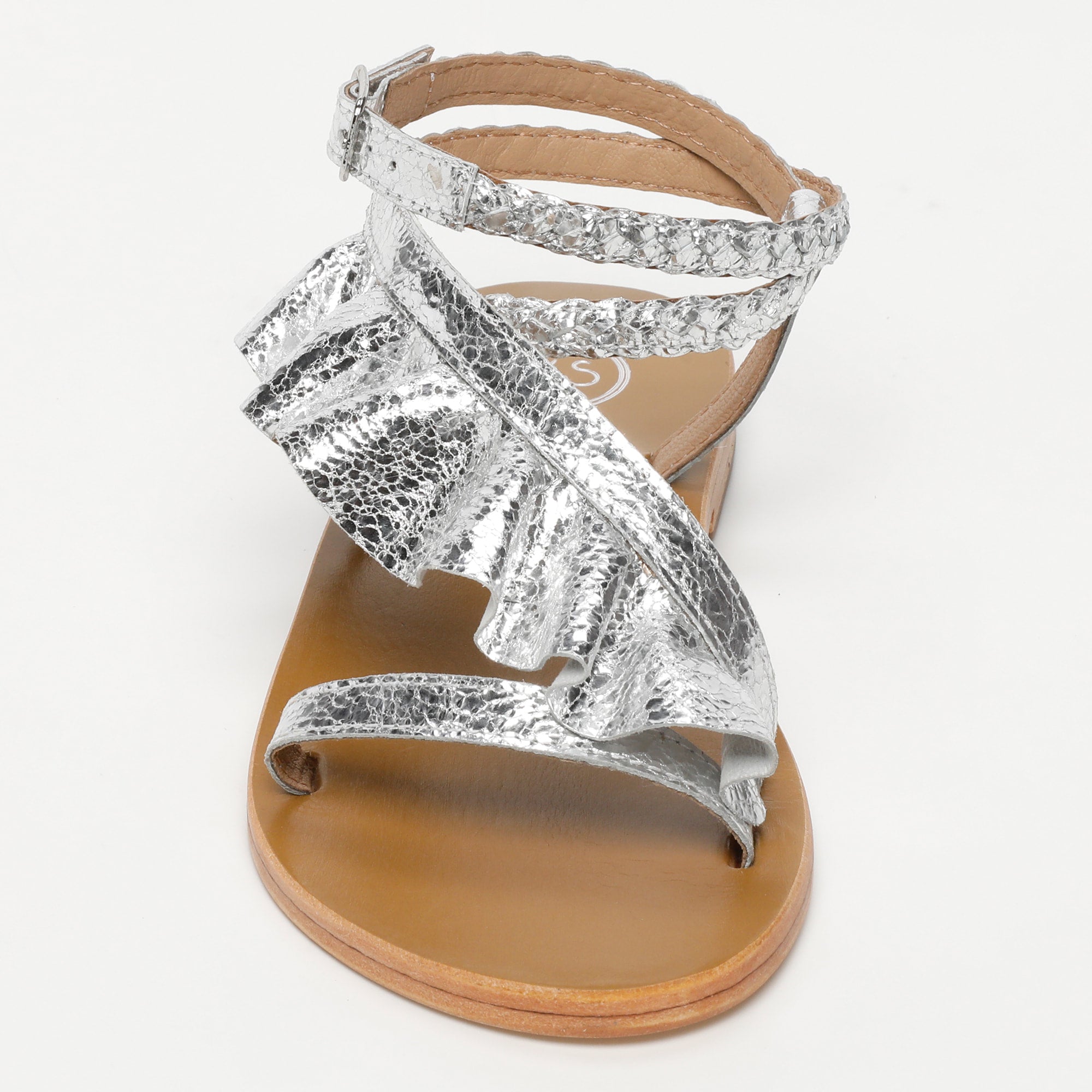 Sandali Yonora - Capra argentata - Argento