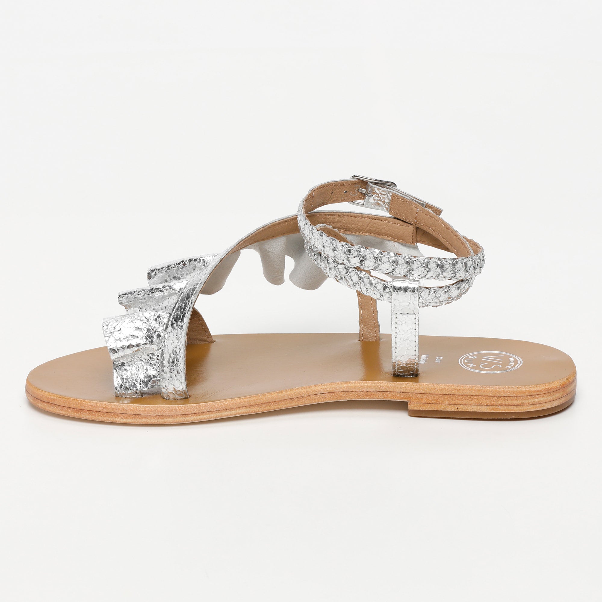 Sandali Yonora - Capra argentata - Argento