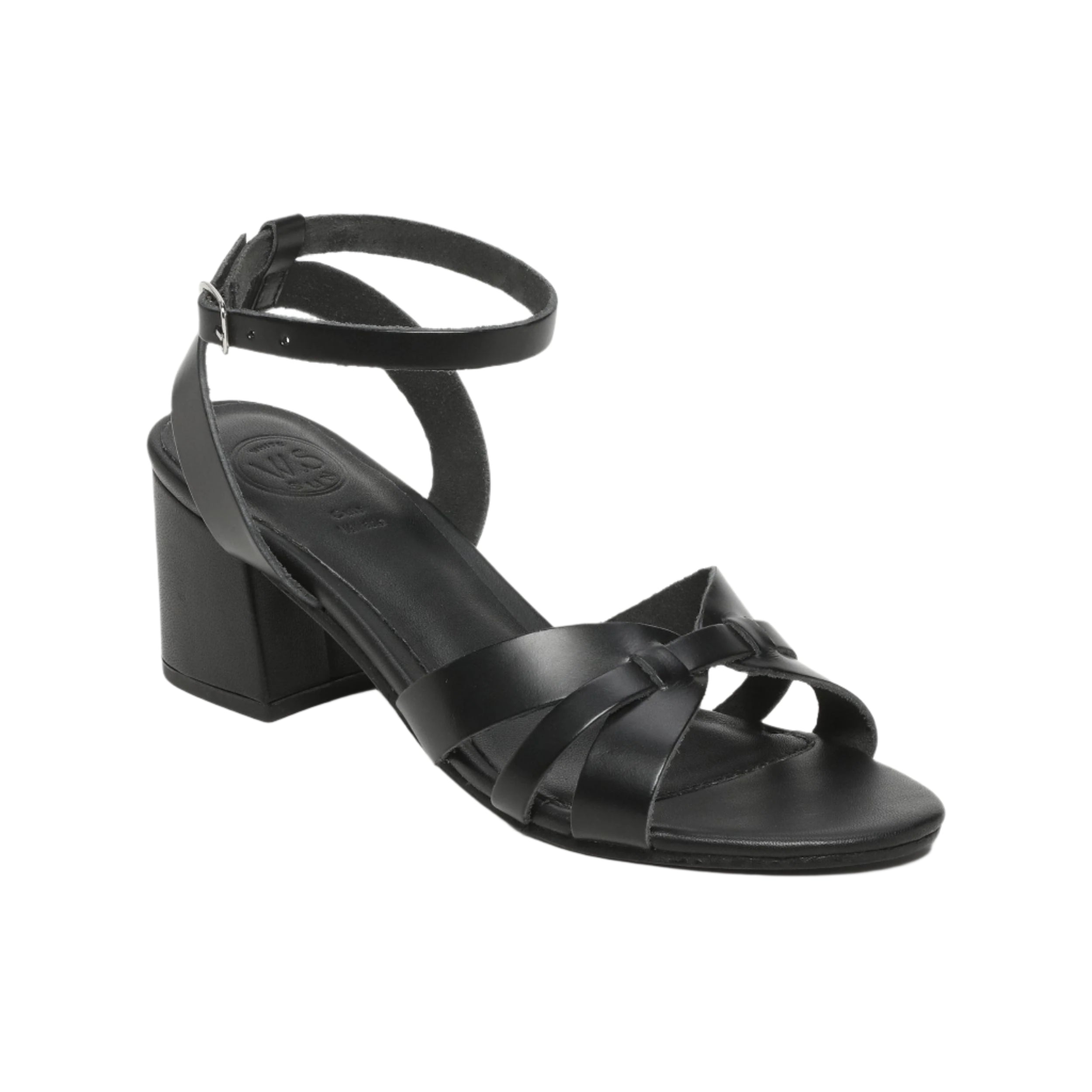 Sandali con tacco Ysoline - Nero Buff - Nero