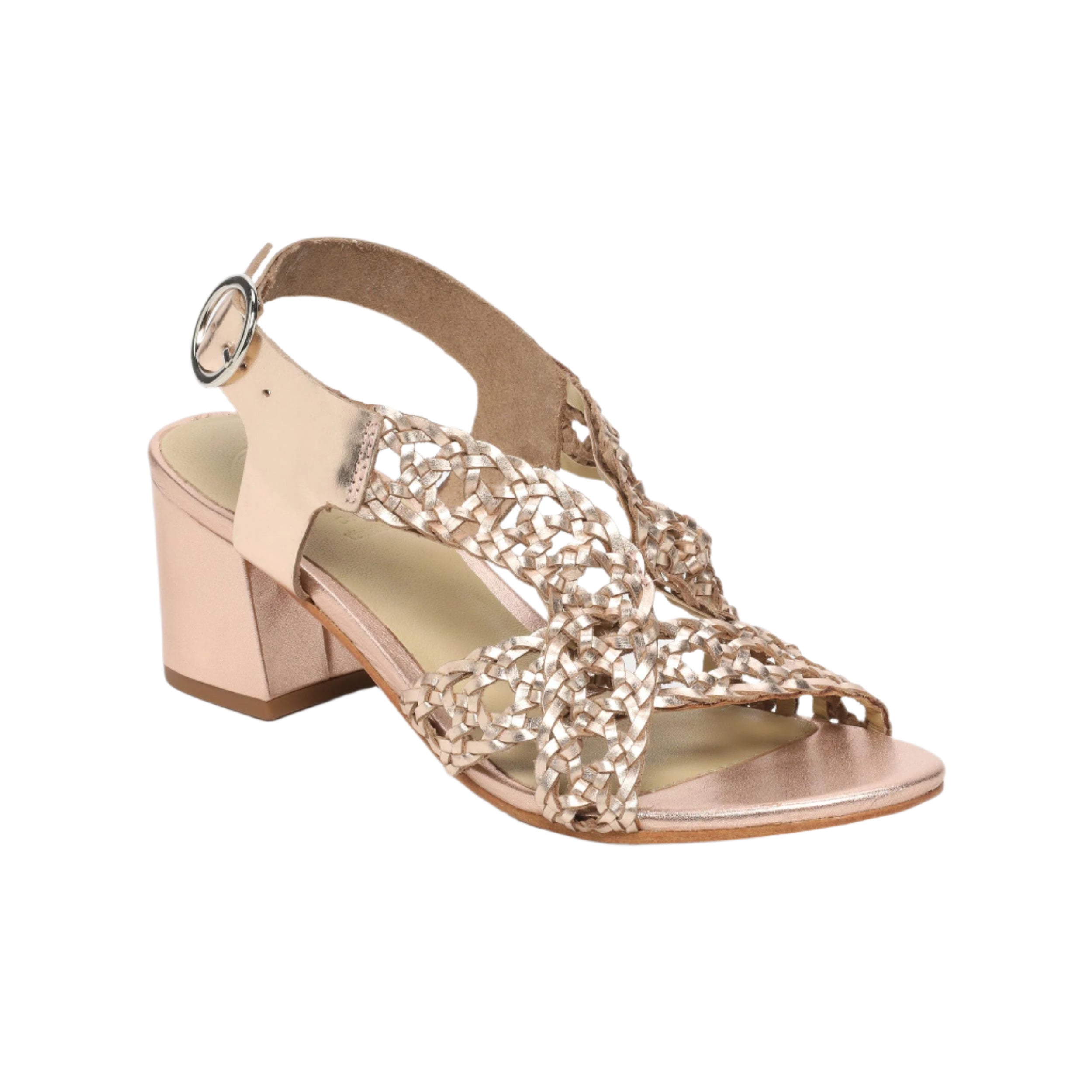 Sandali con tacco Chayotte - Rosegold Buff - Rosa