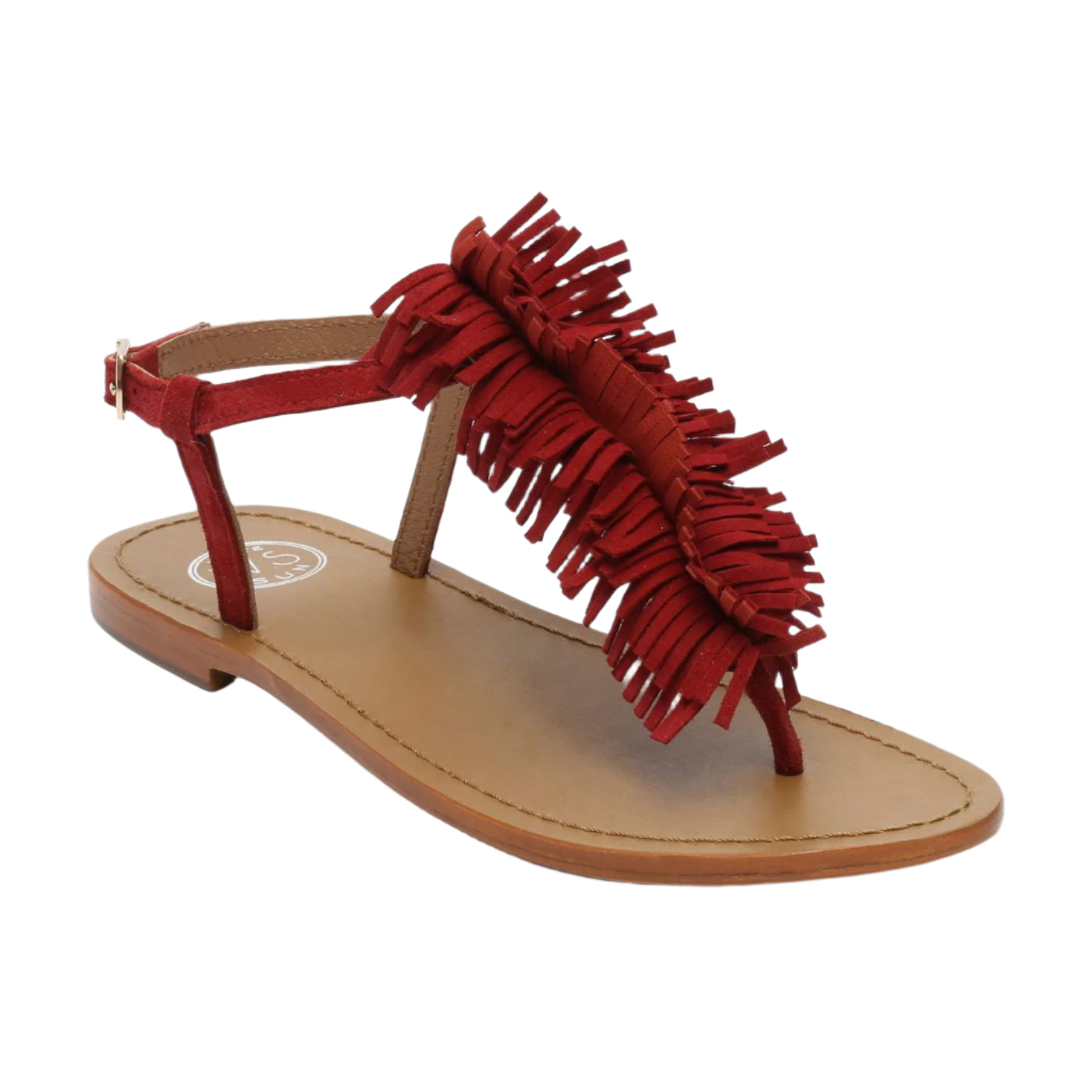 Sandali Hydatina - Camoscio di capra rosso - Rosso