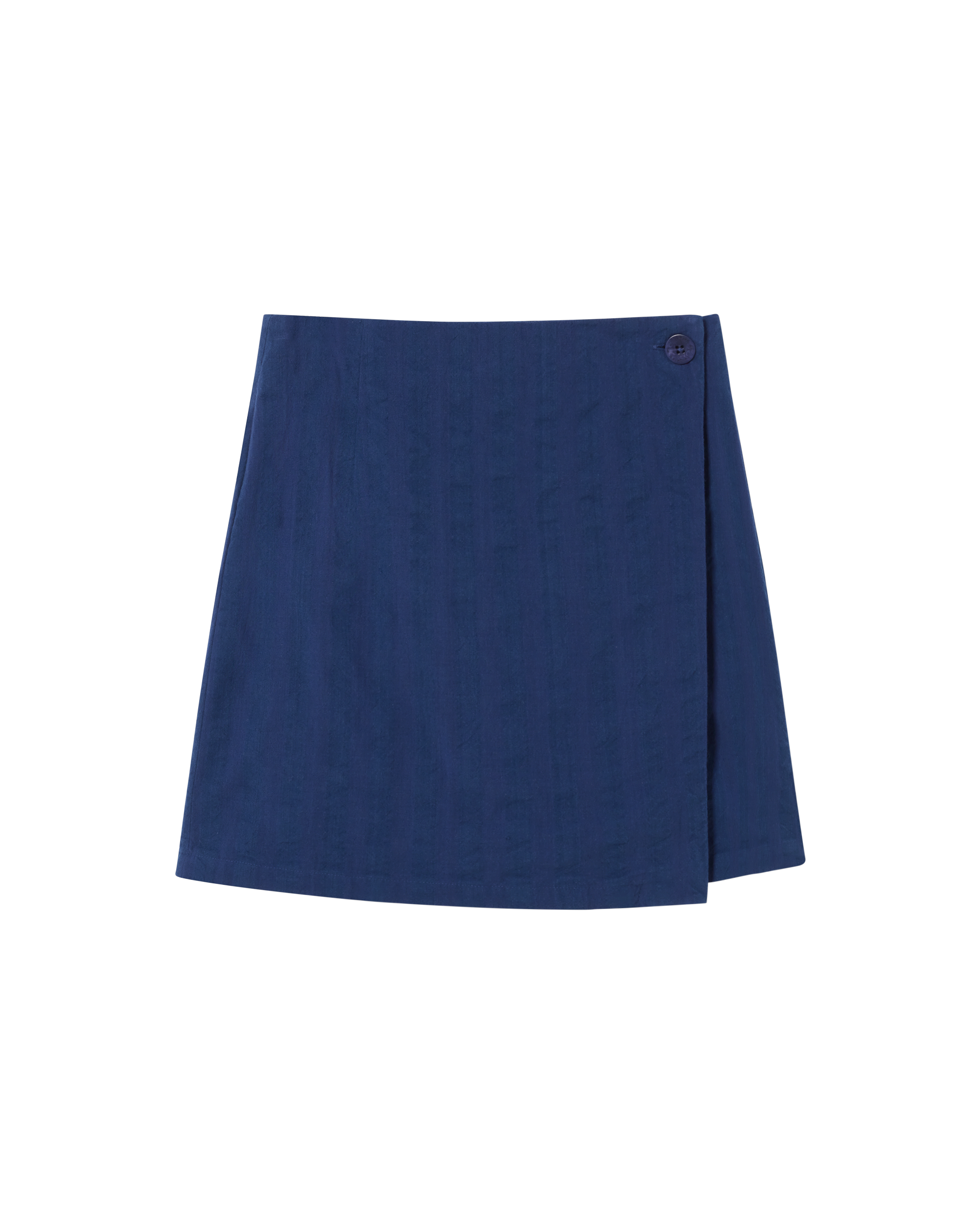 Seersucker Skirt - Blue