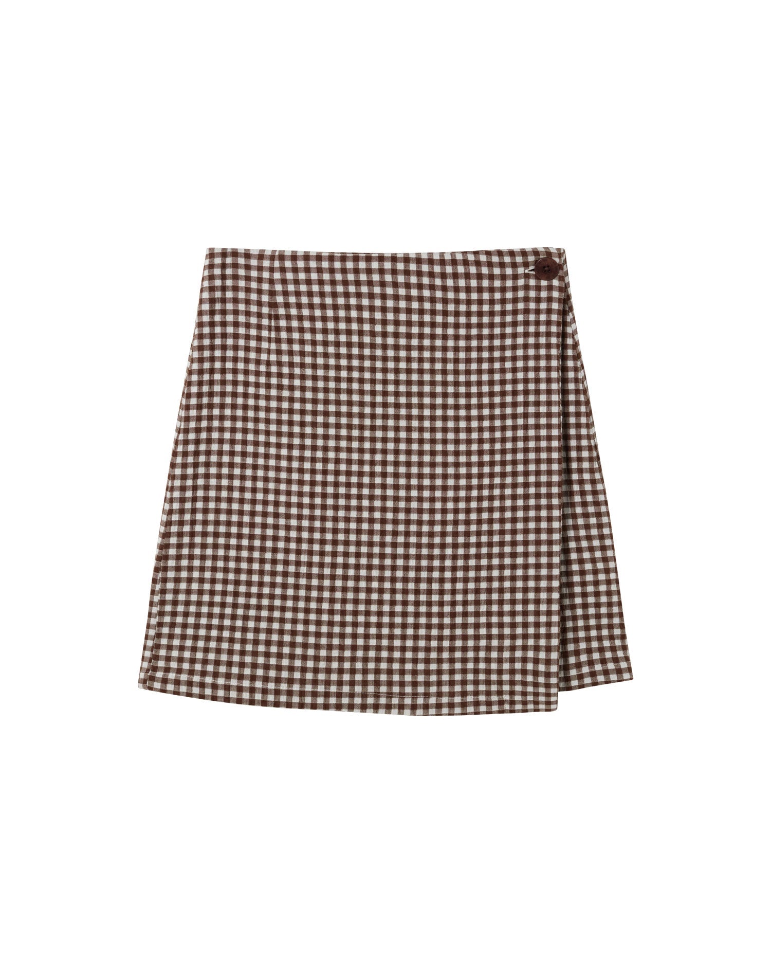Seersucker Skirt - Brown