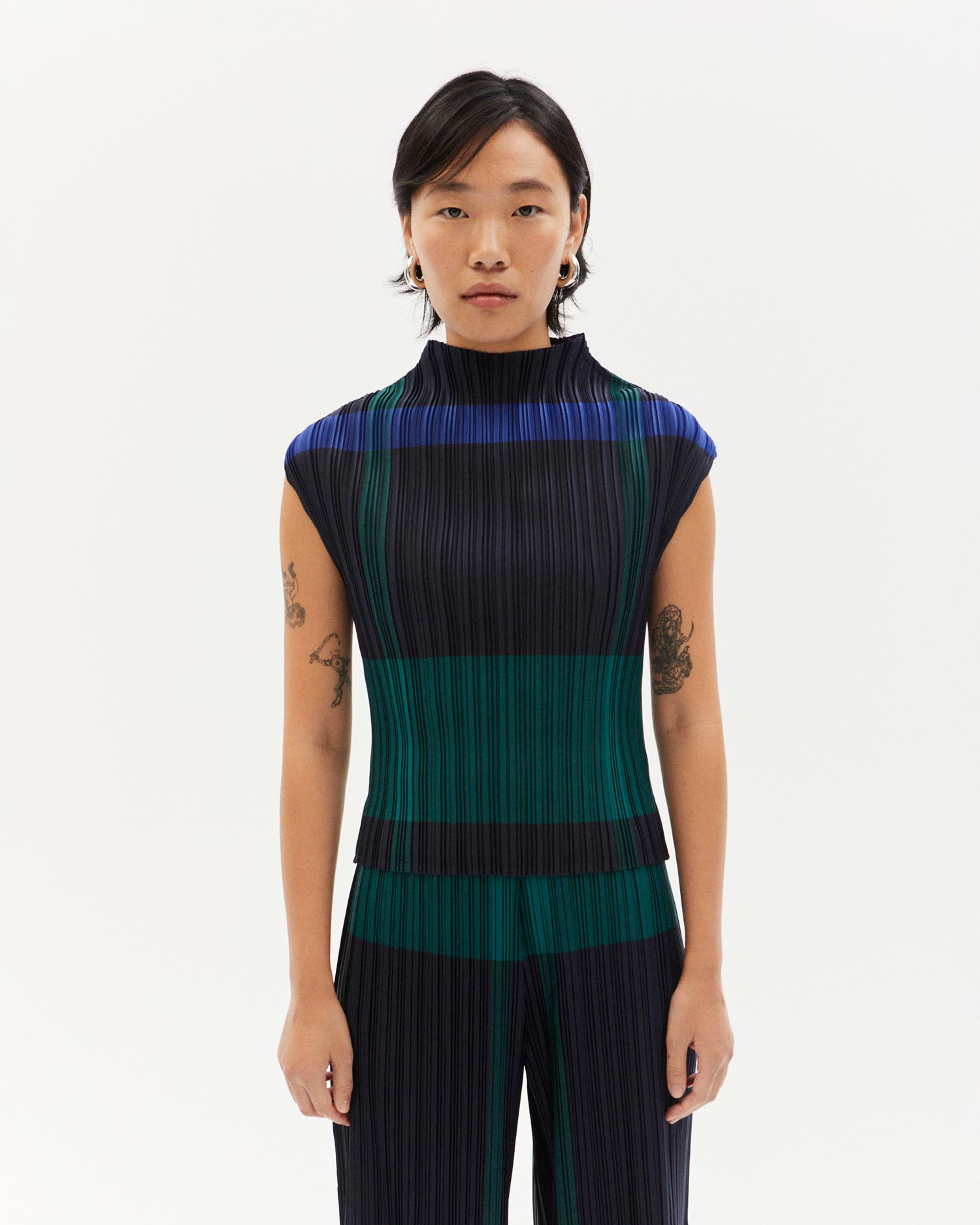 Pleated top - Multicolor