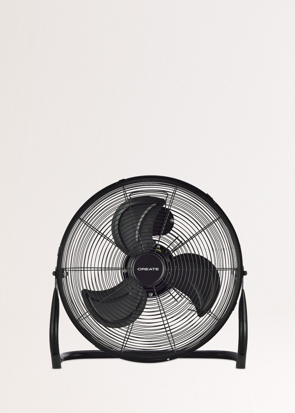 Air Floor Retro - Industrieller Bodenventilator - 16" - Schwarz