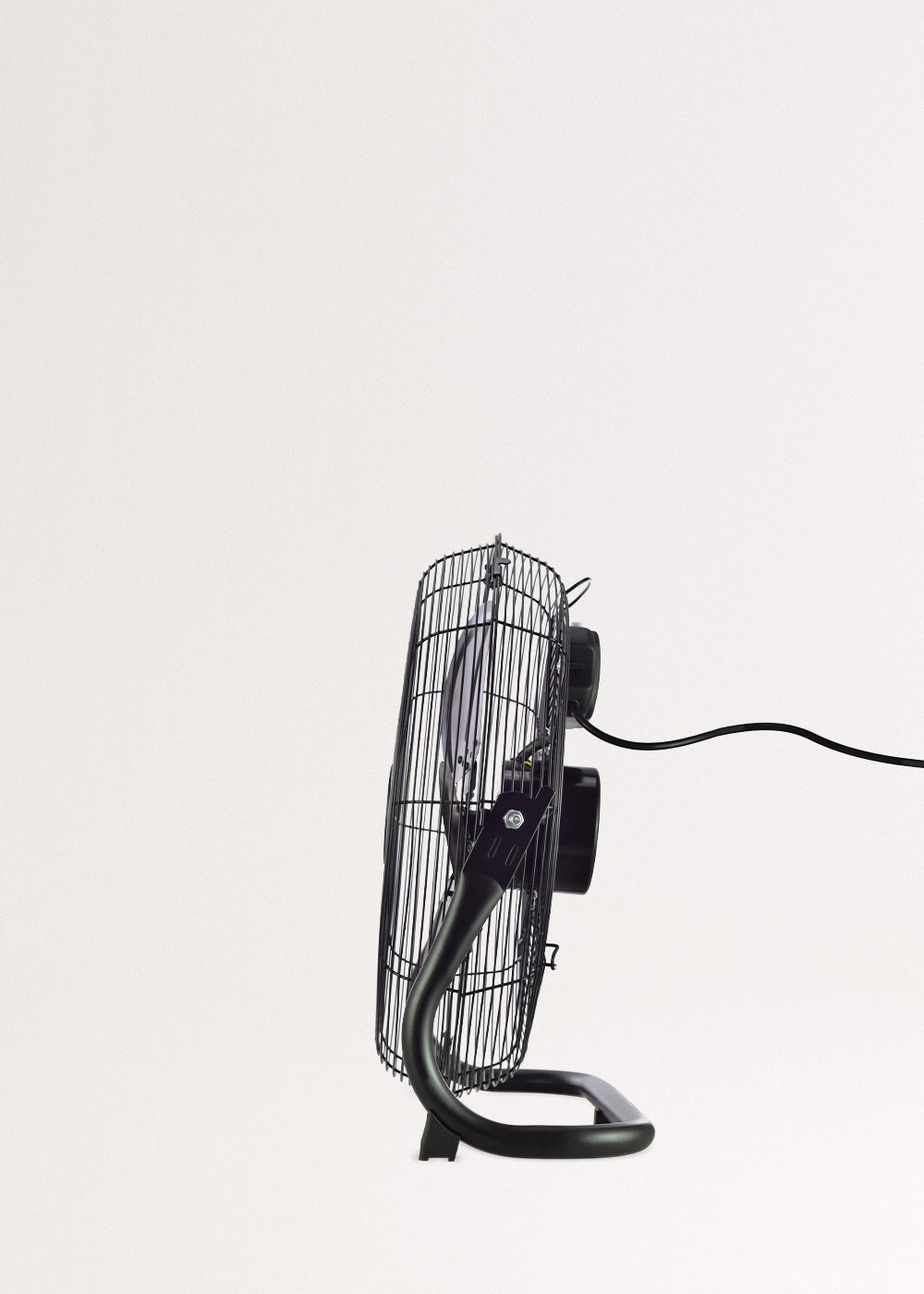 Air Floor Retro - Industrieller Bodenventilator - 16" - Schwarz