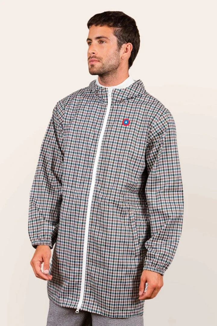 Long mackintosh - Amelot Imprimé - Carreaux Vert