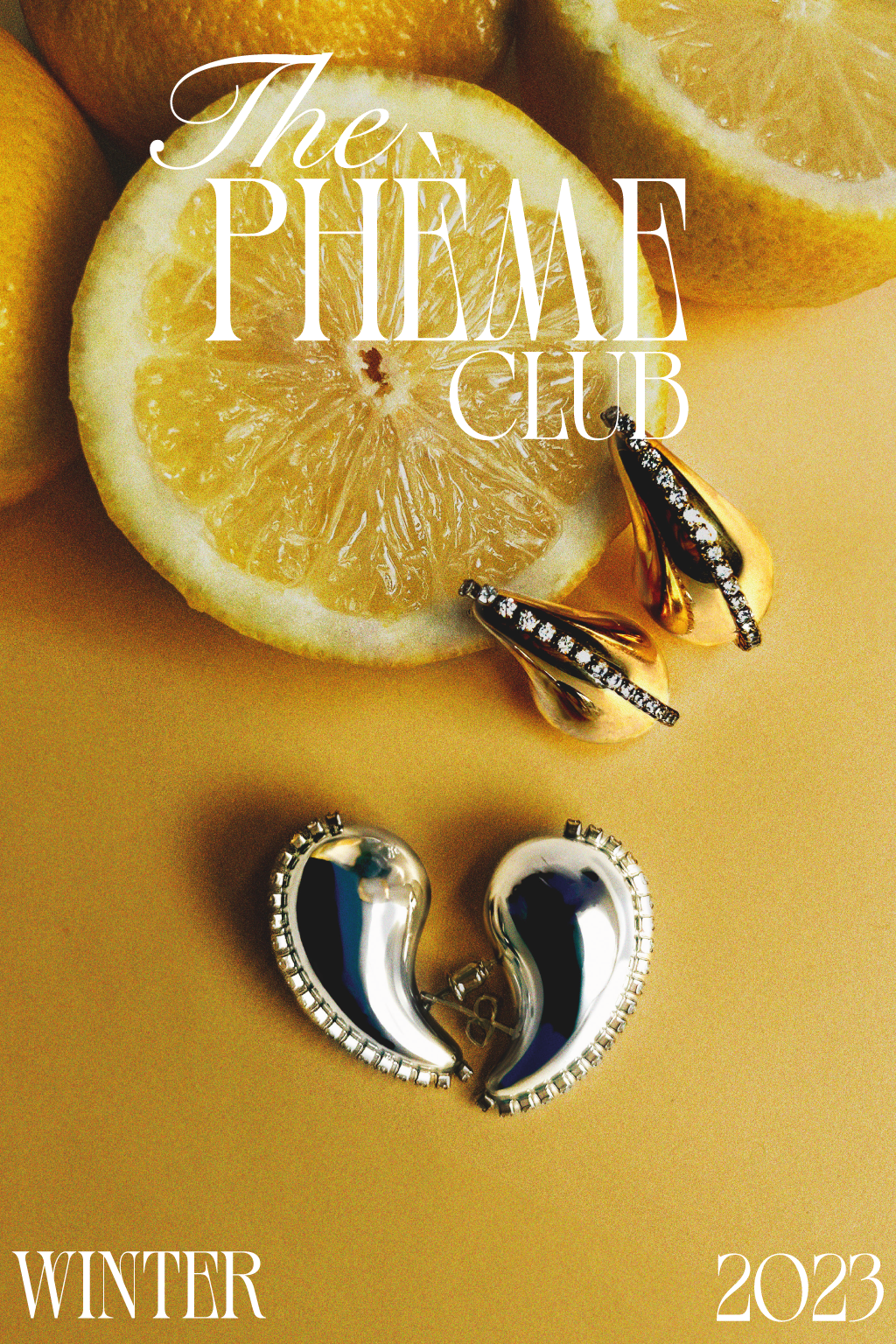 Orecchini a mezzo cuore