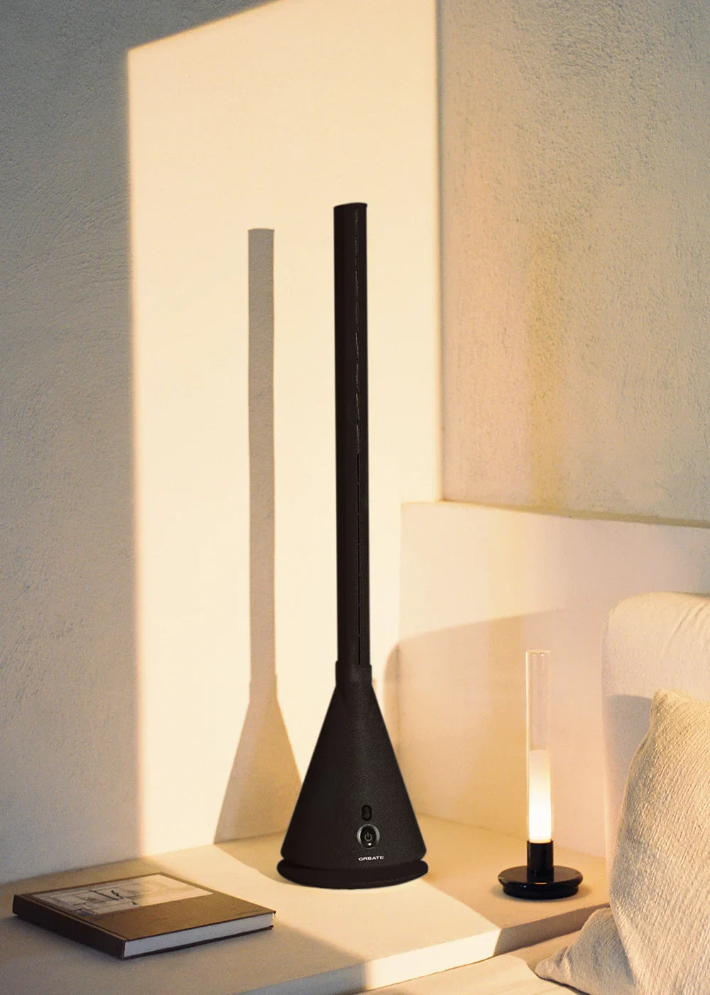 Air Tower - Turmventilator ohne Blätter 26W DC - Schwarz