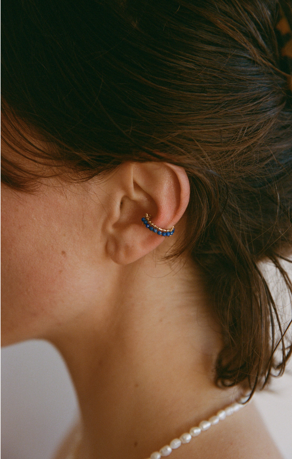 Lapis Lazuli Earcuff