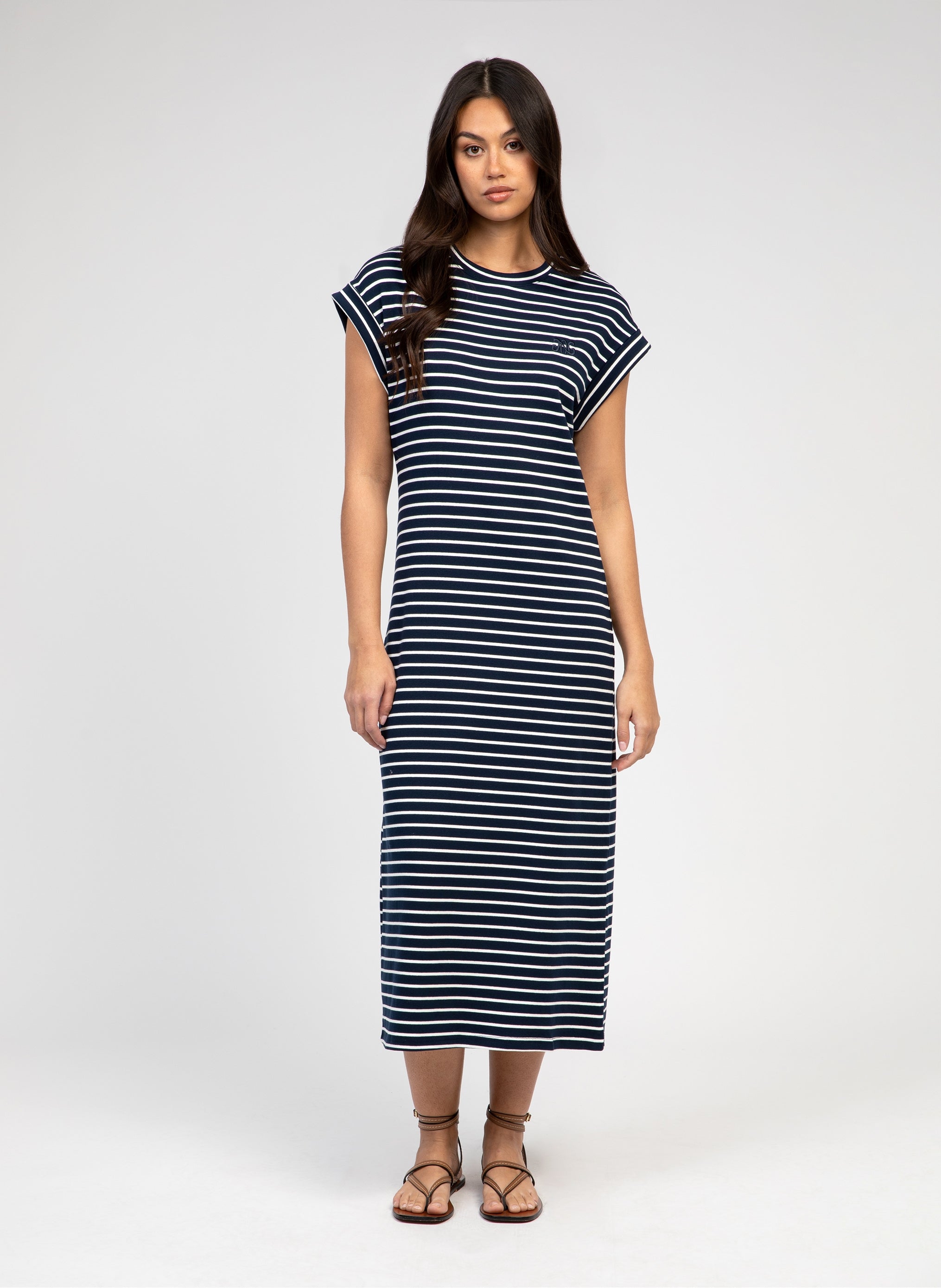 Enoha Midi Dress Navy