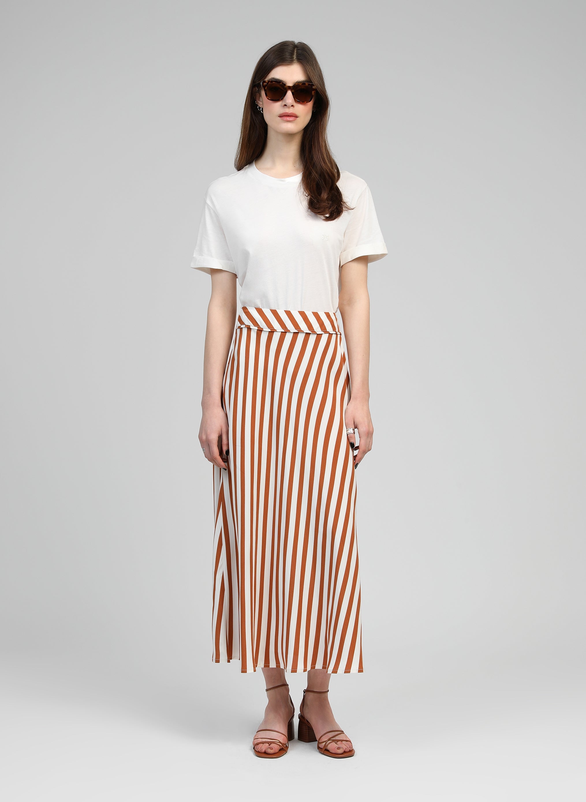 Long Skirt Galvily Petis Caramel