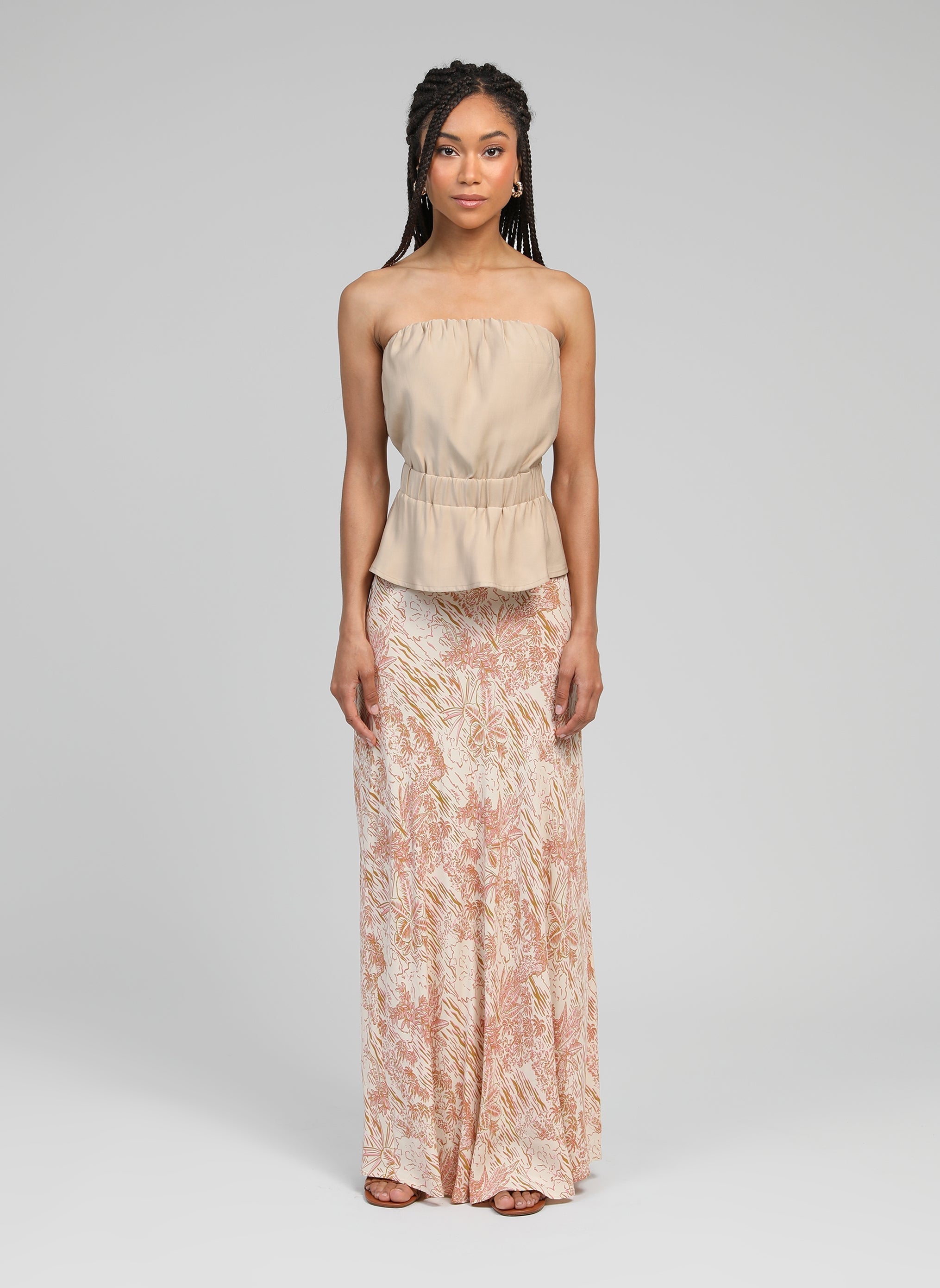 Galvima Josas Ochre Long Skirt