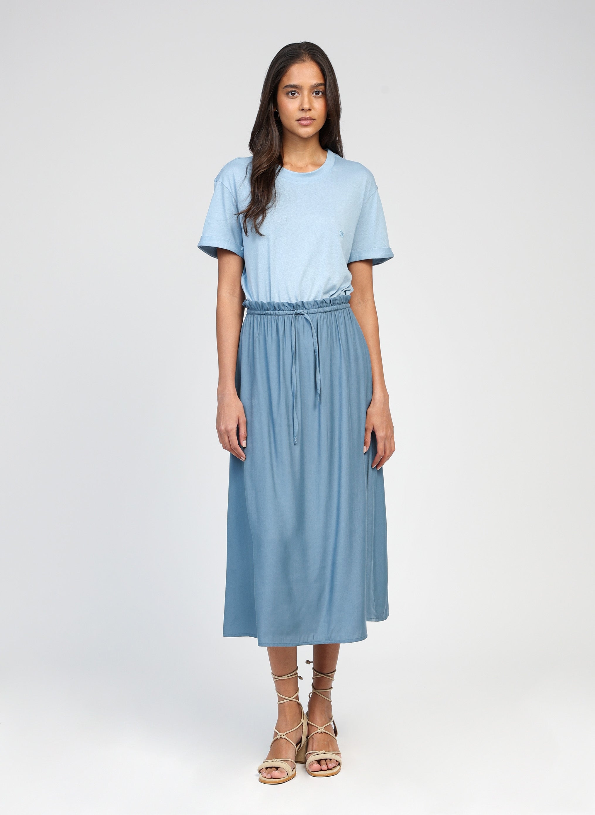 Midi skirt Ganelia Azur
