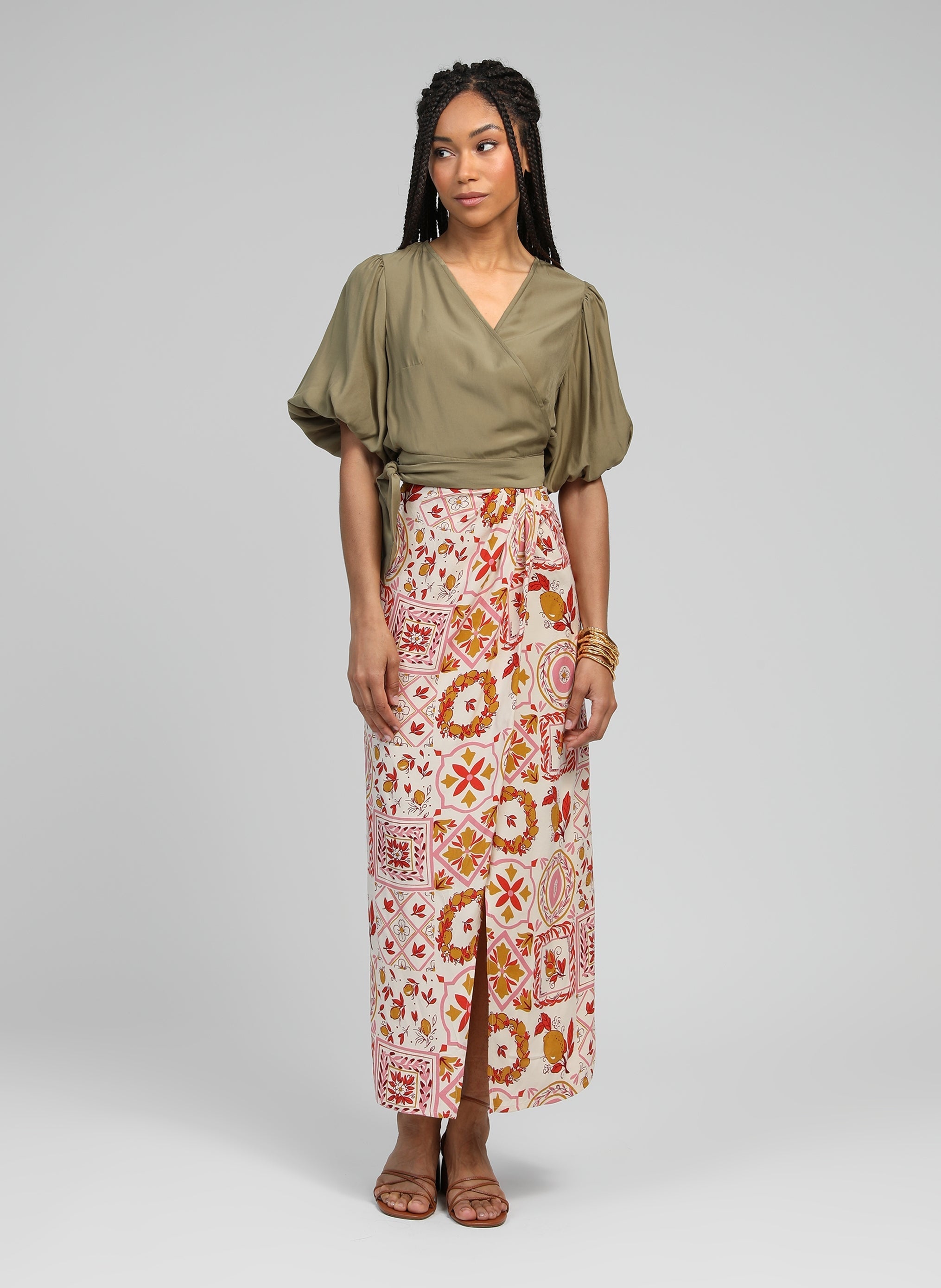 Long Skirt Geric Rizzo Pink