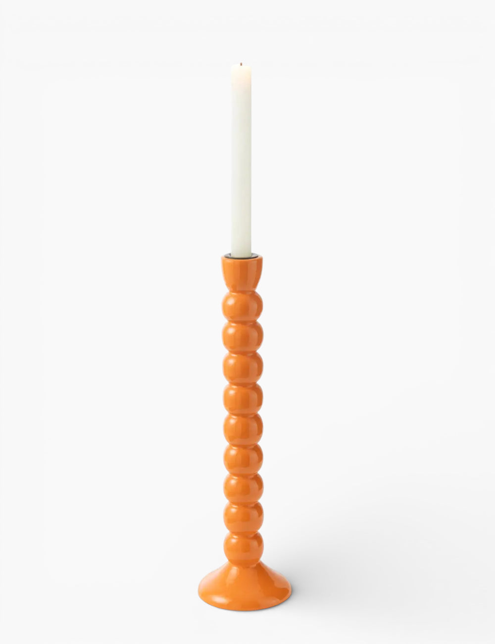 Grande portacandele in legno di mango