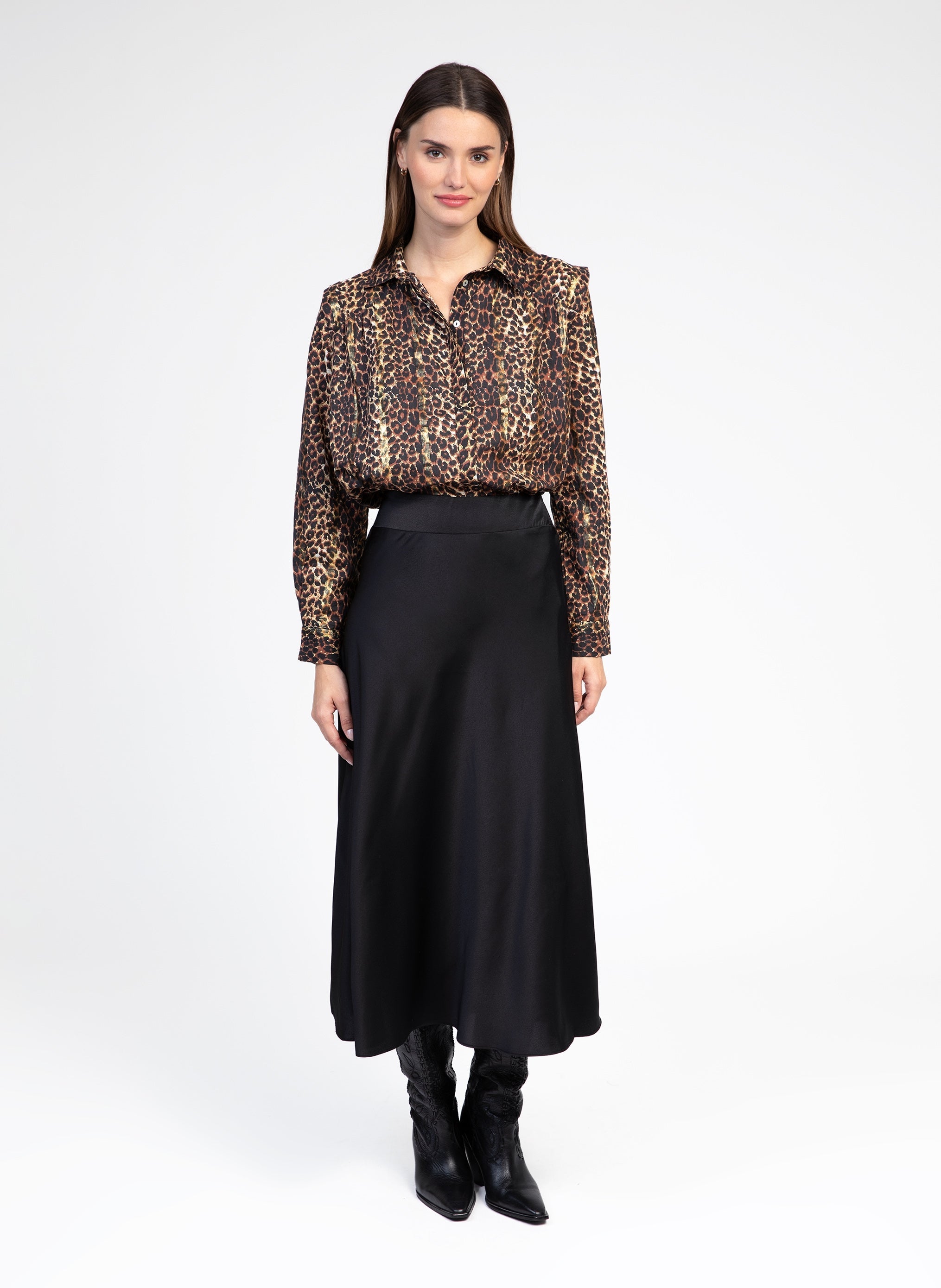Janiame Midi Skirt Black