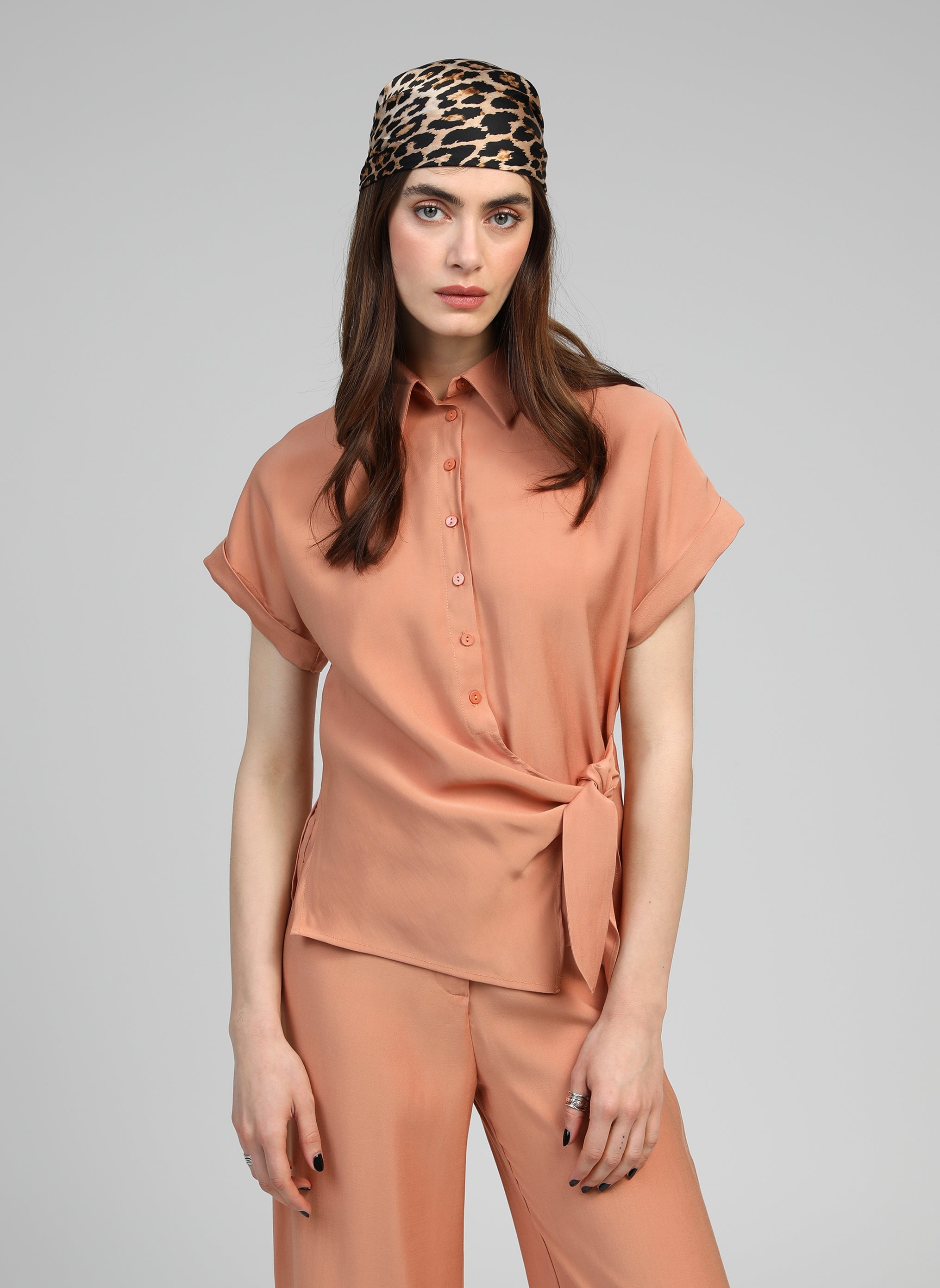 Camisa Kay Terracotta