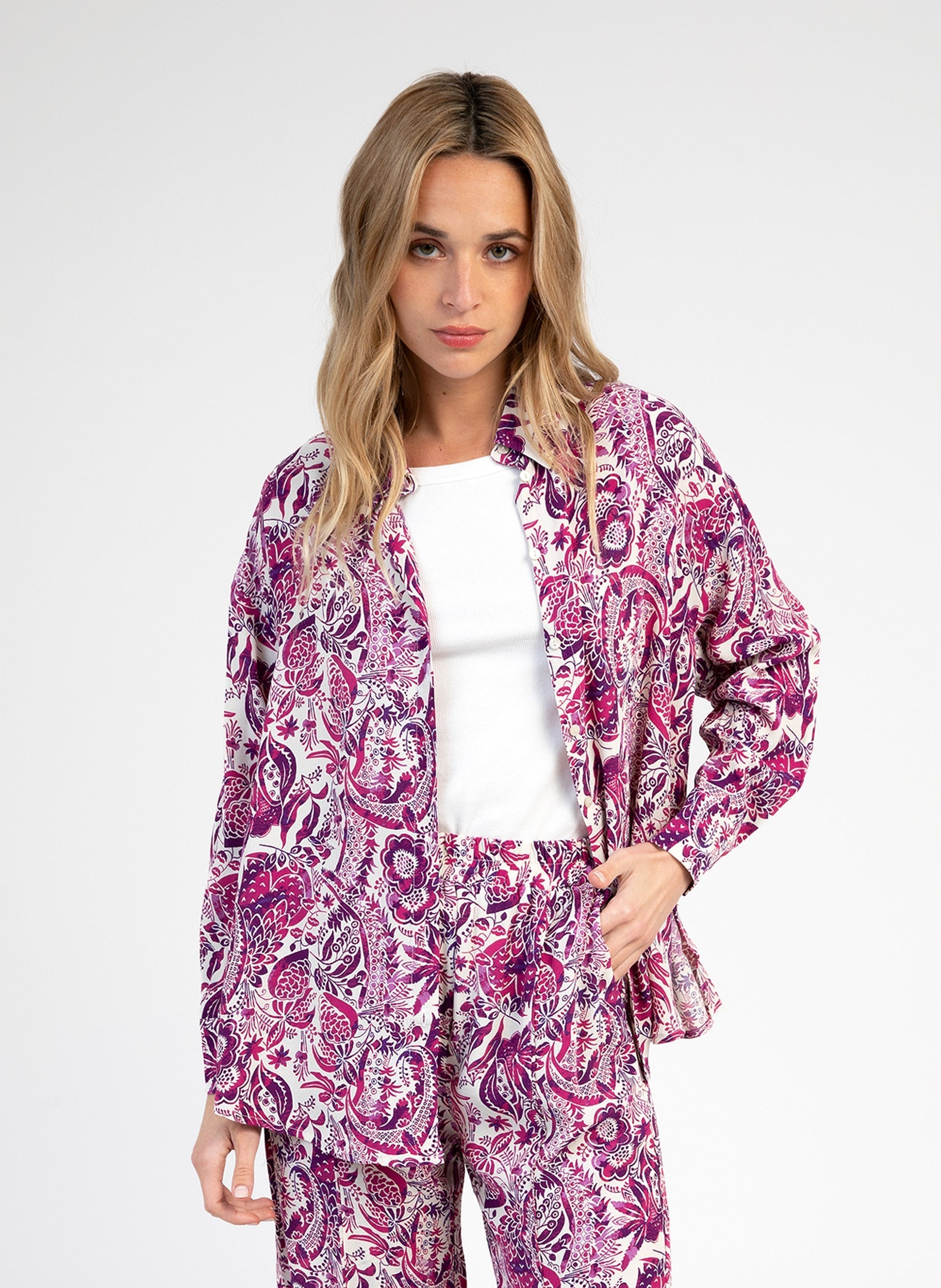 Camisa Kema Amandine Violeta