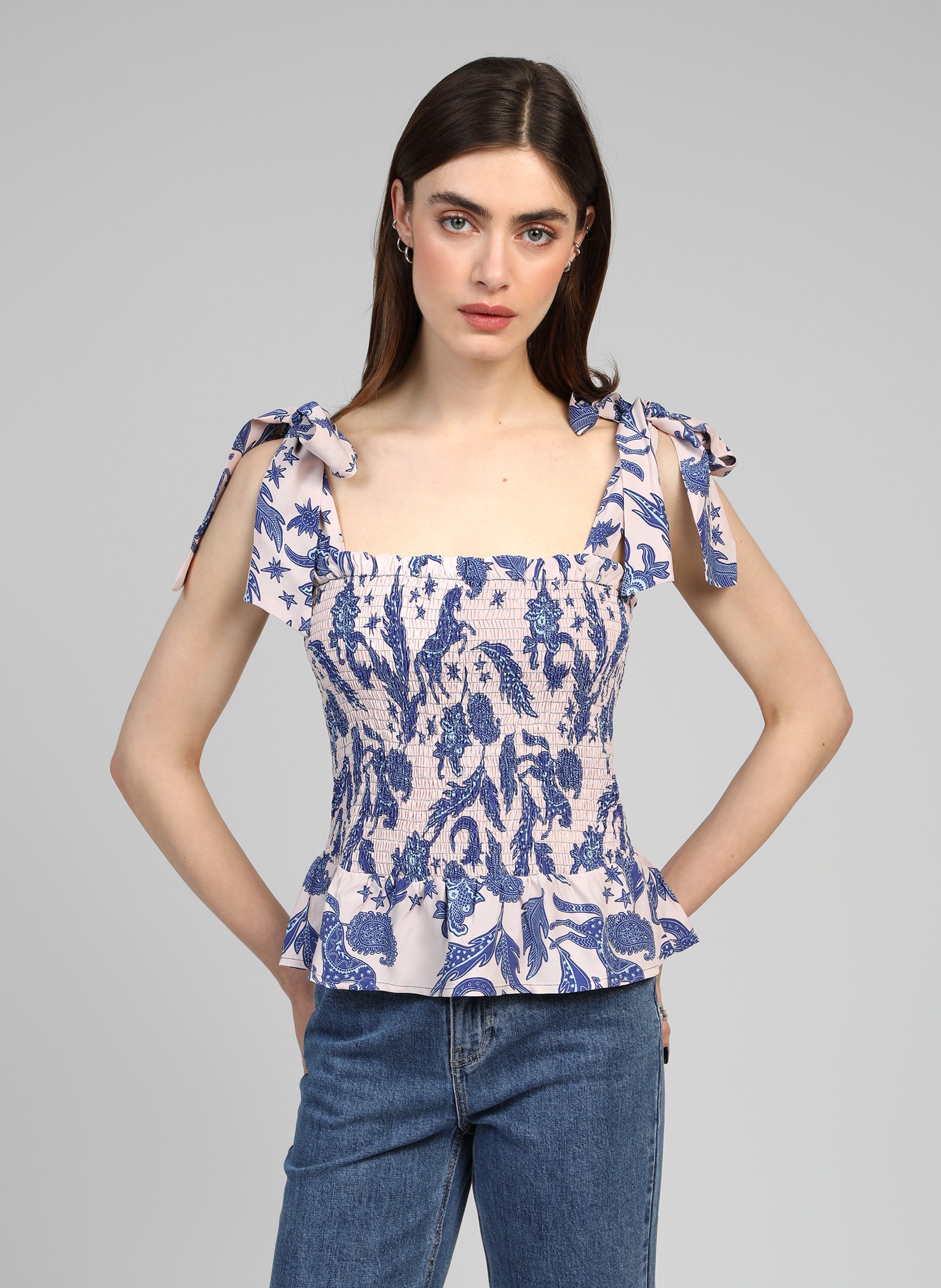 Camiseta de tirantes Korely Fleche Crudo