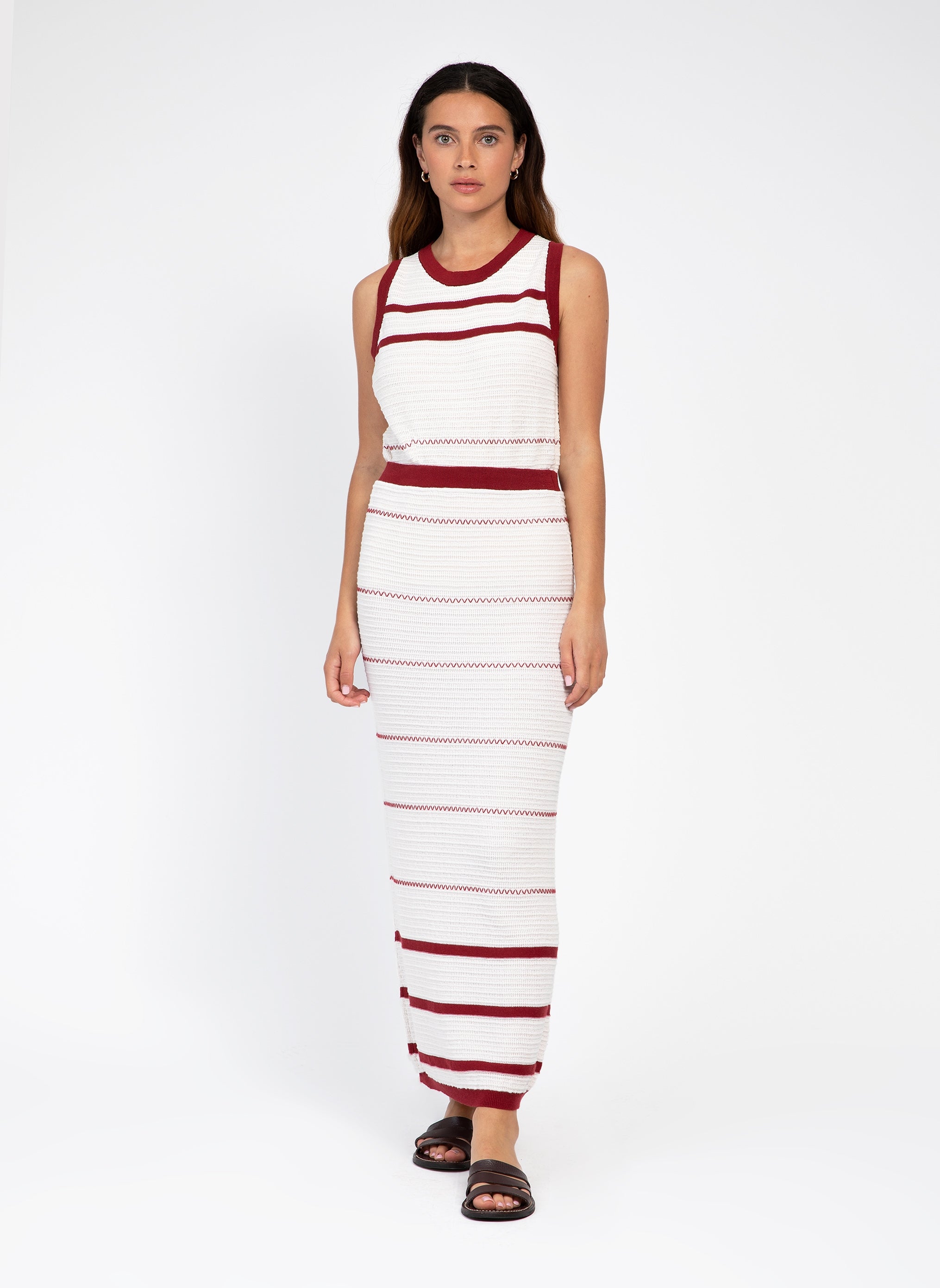 Labachata Long Skirt Bordeaux