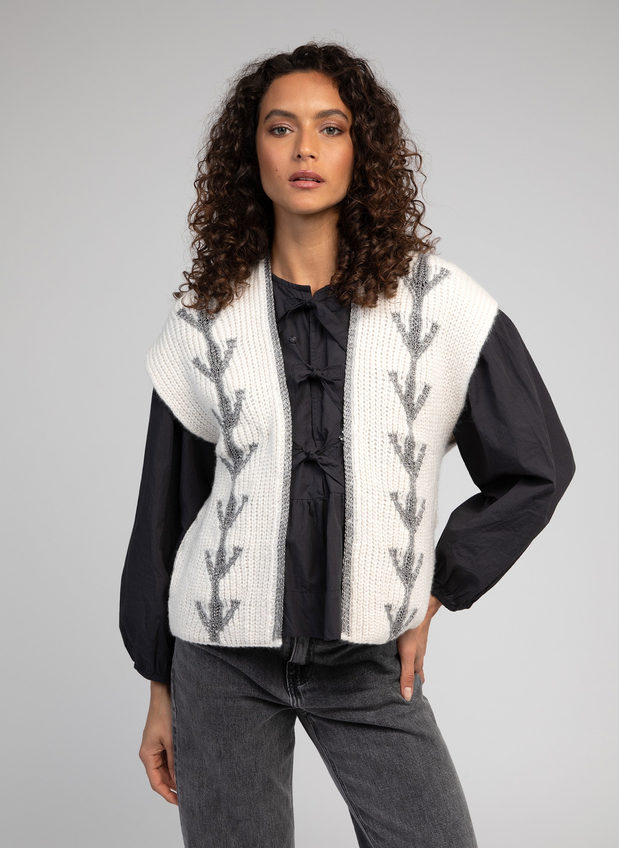 Cardigan Ladakini Silver
