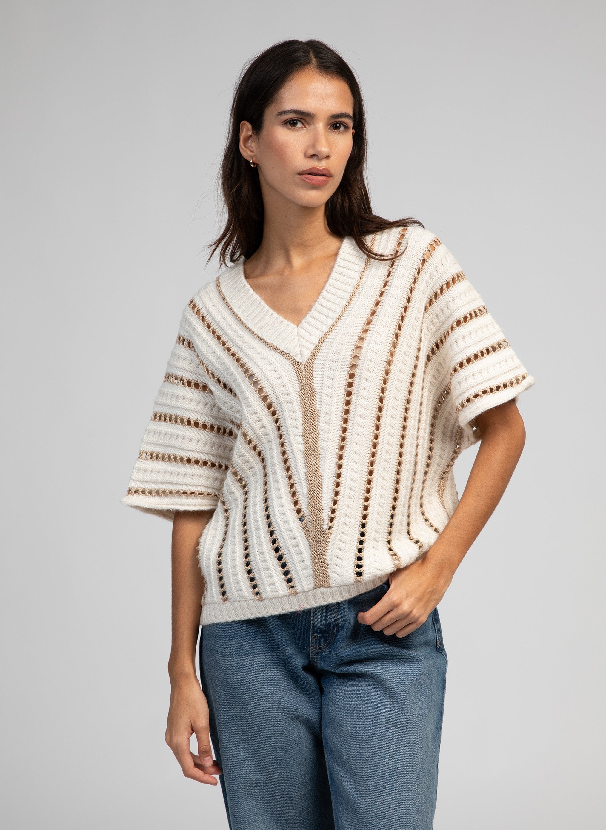 Maglione Leetchi Ecru