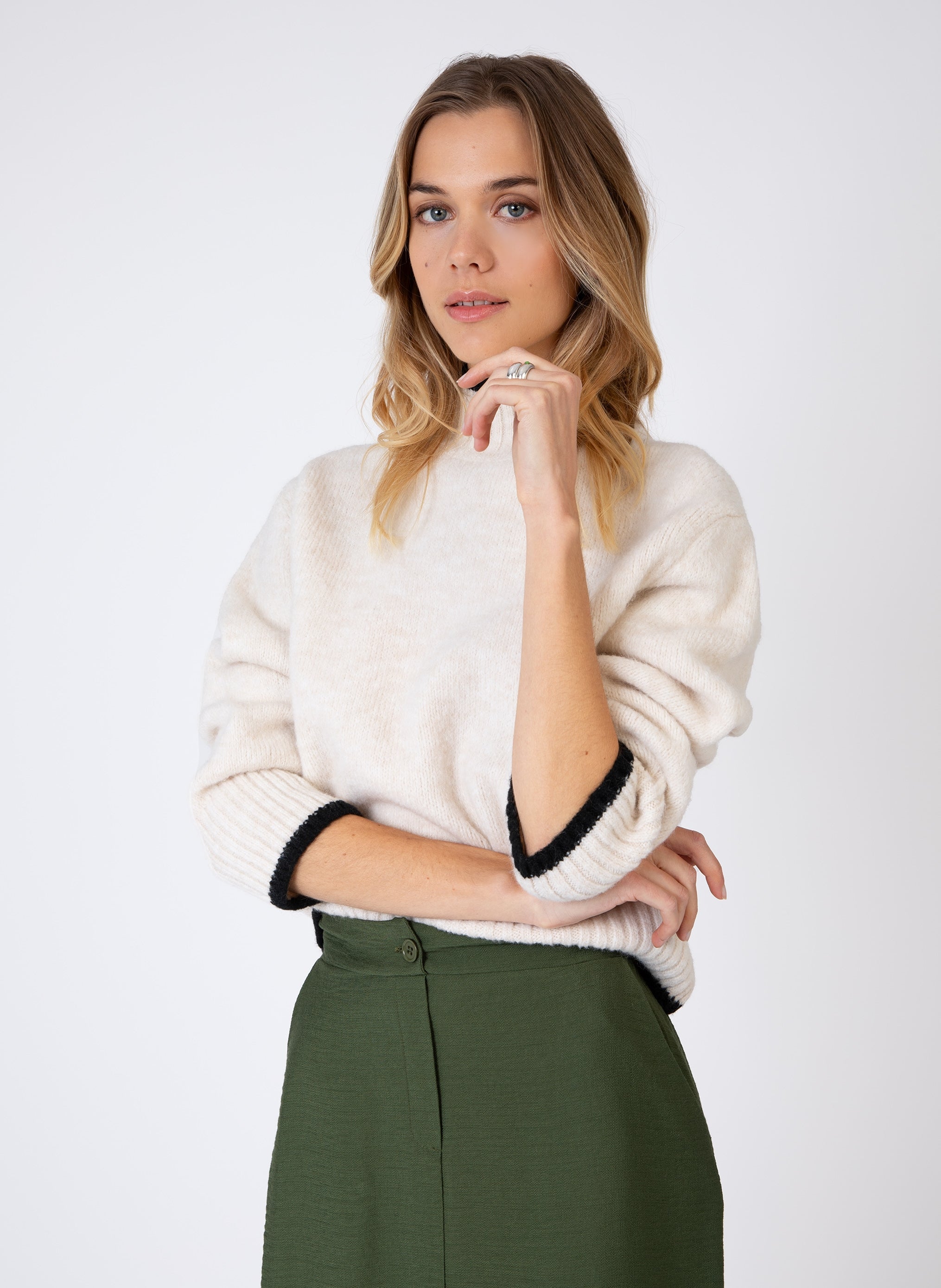 Maglia Lerolana ecrù