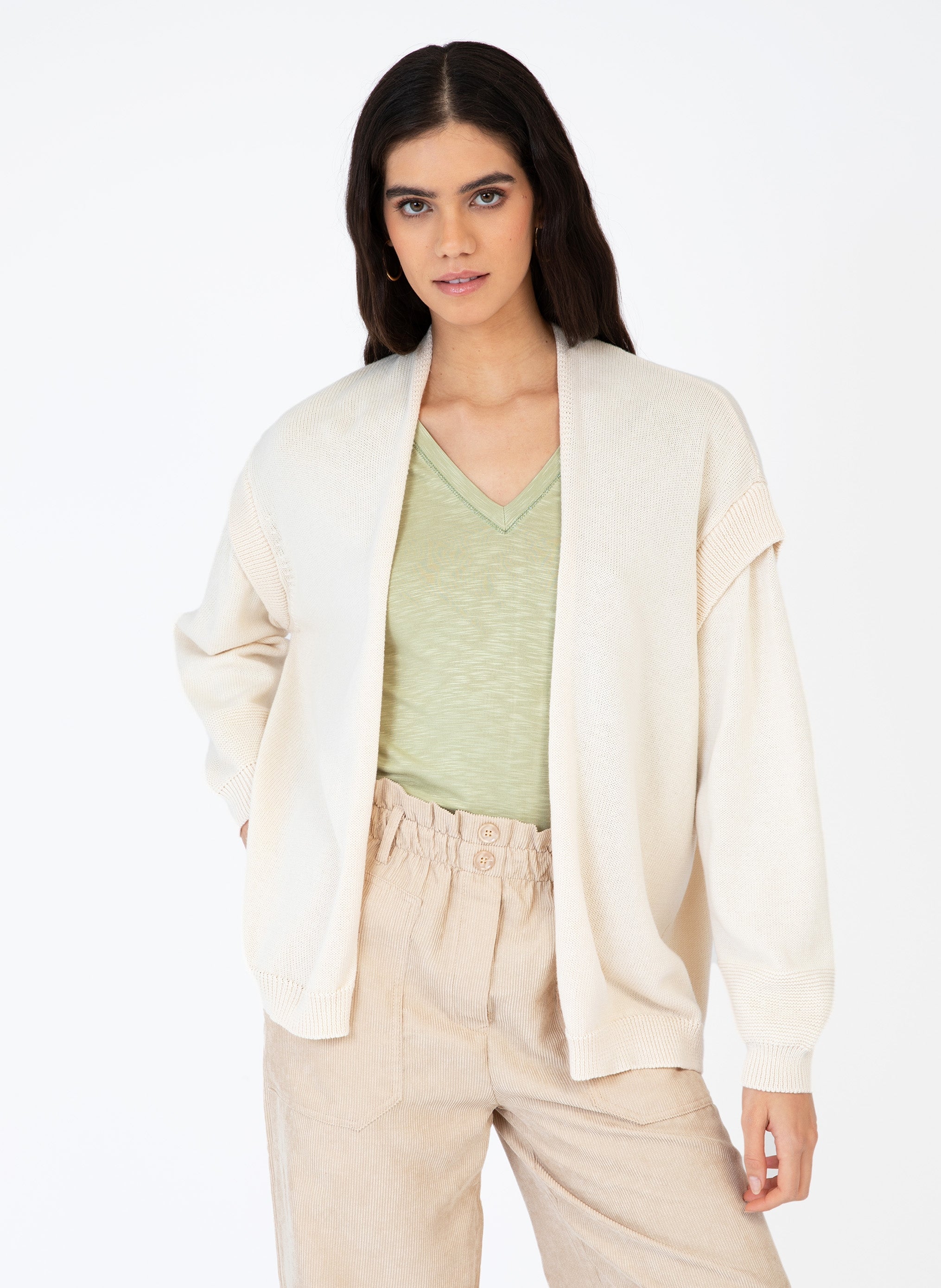 Cardigan Leshoki Ecru