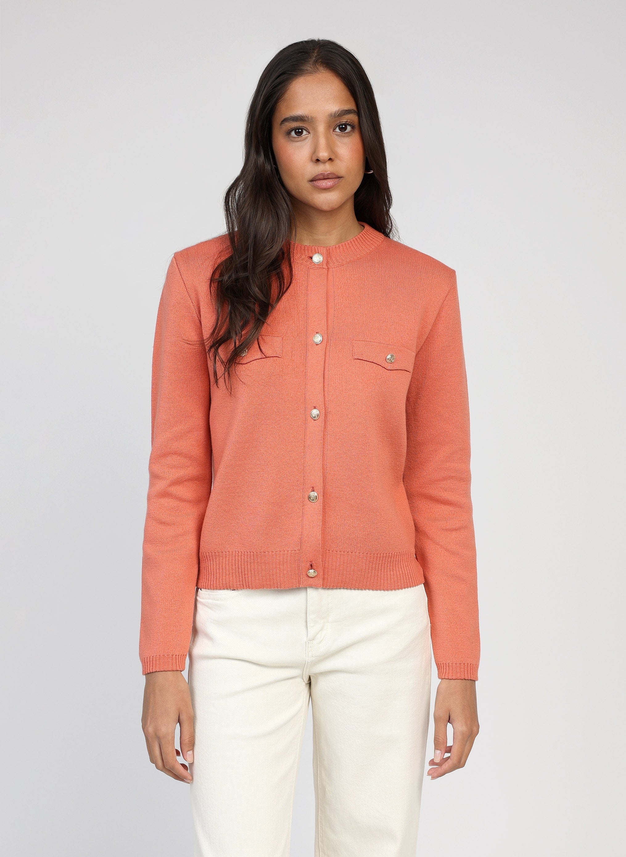 Luzi Orange Cardigan