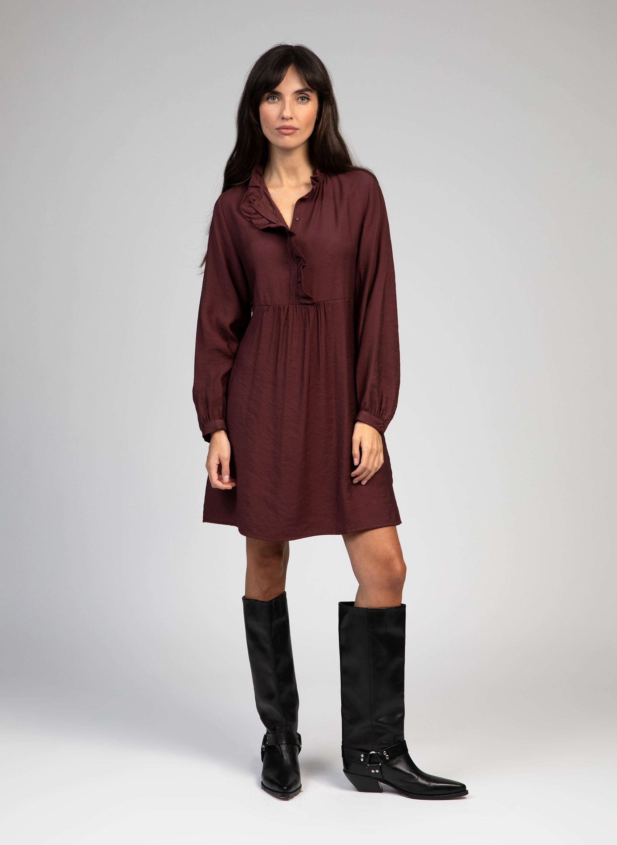 Madolina Chocolate Midi Dress