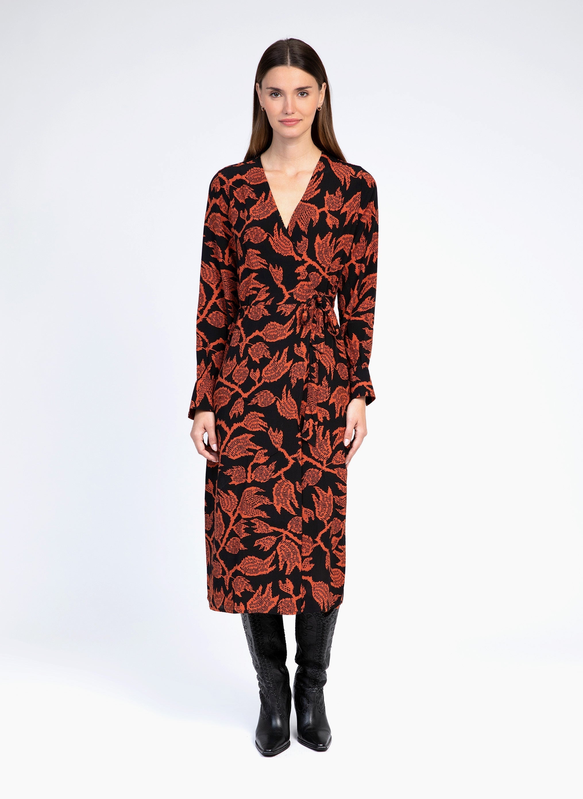 Malila Nabilo - Maxi abito color caramello