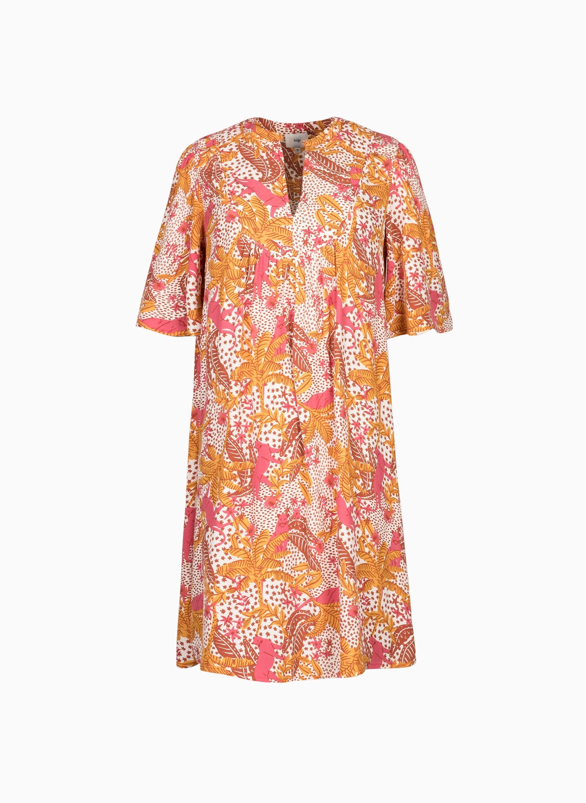 Abito corto rosa Manessa Nala