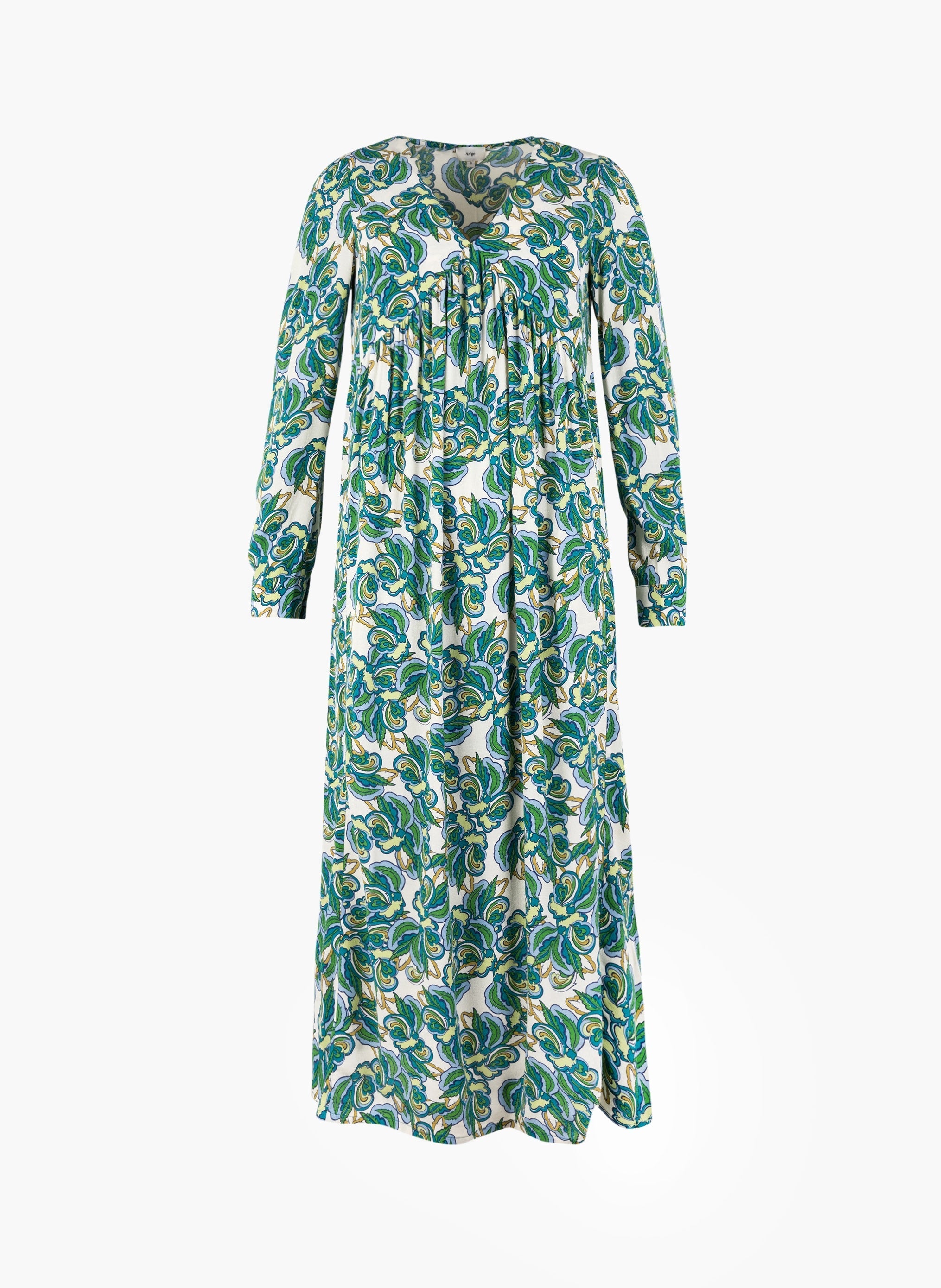 Margaret Beatrice Turquoise Midi Dress