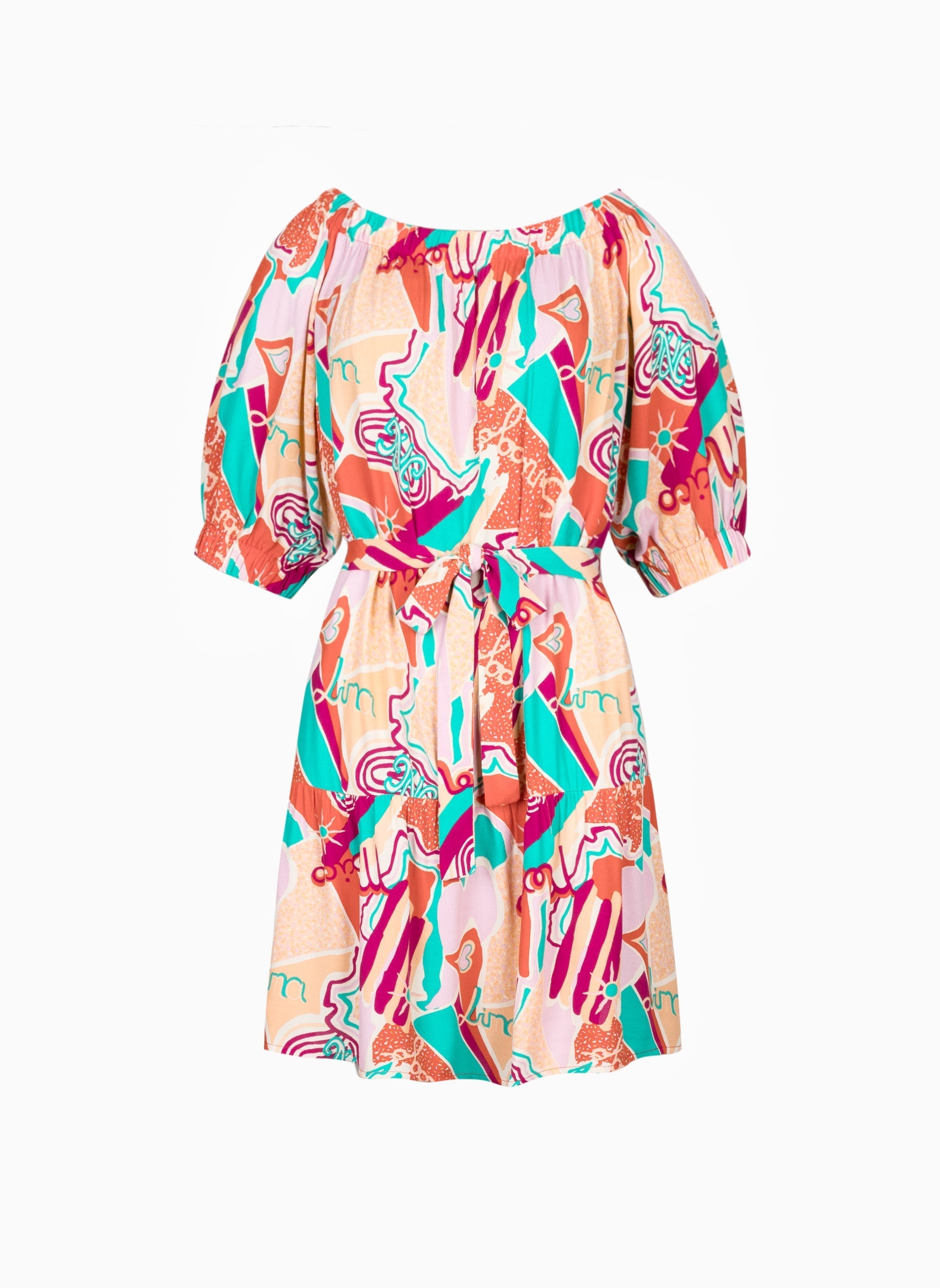 Abito corto rosso Marila Bastia