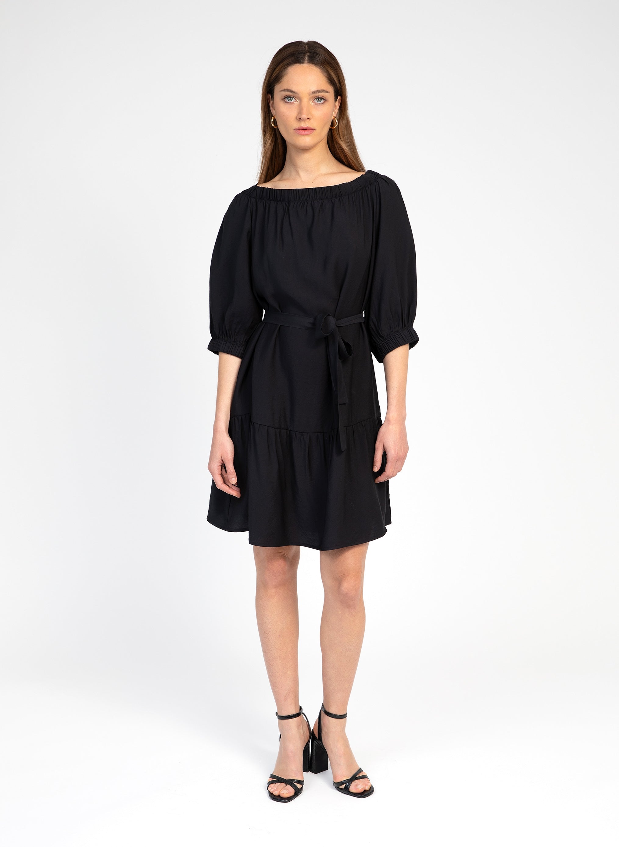 Abito corto Maryse nero