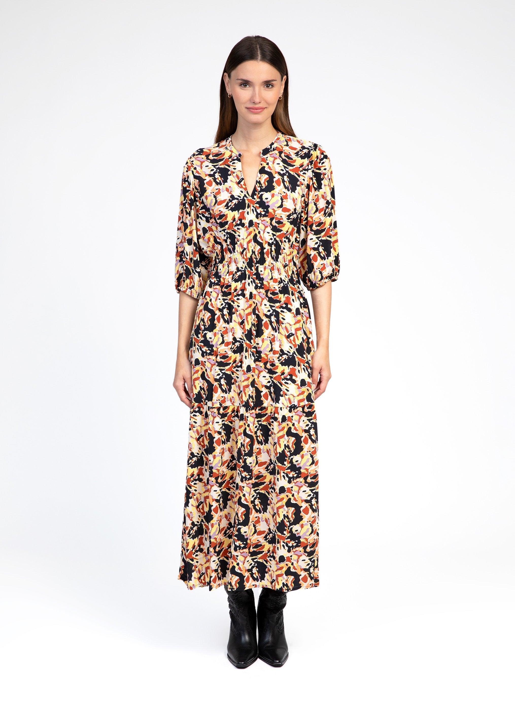 Maxi abito nero Matina Ballet