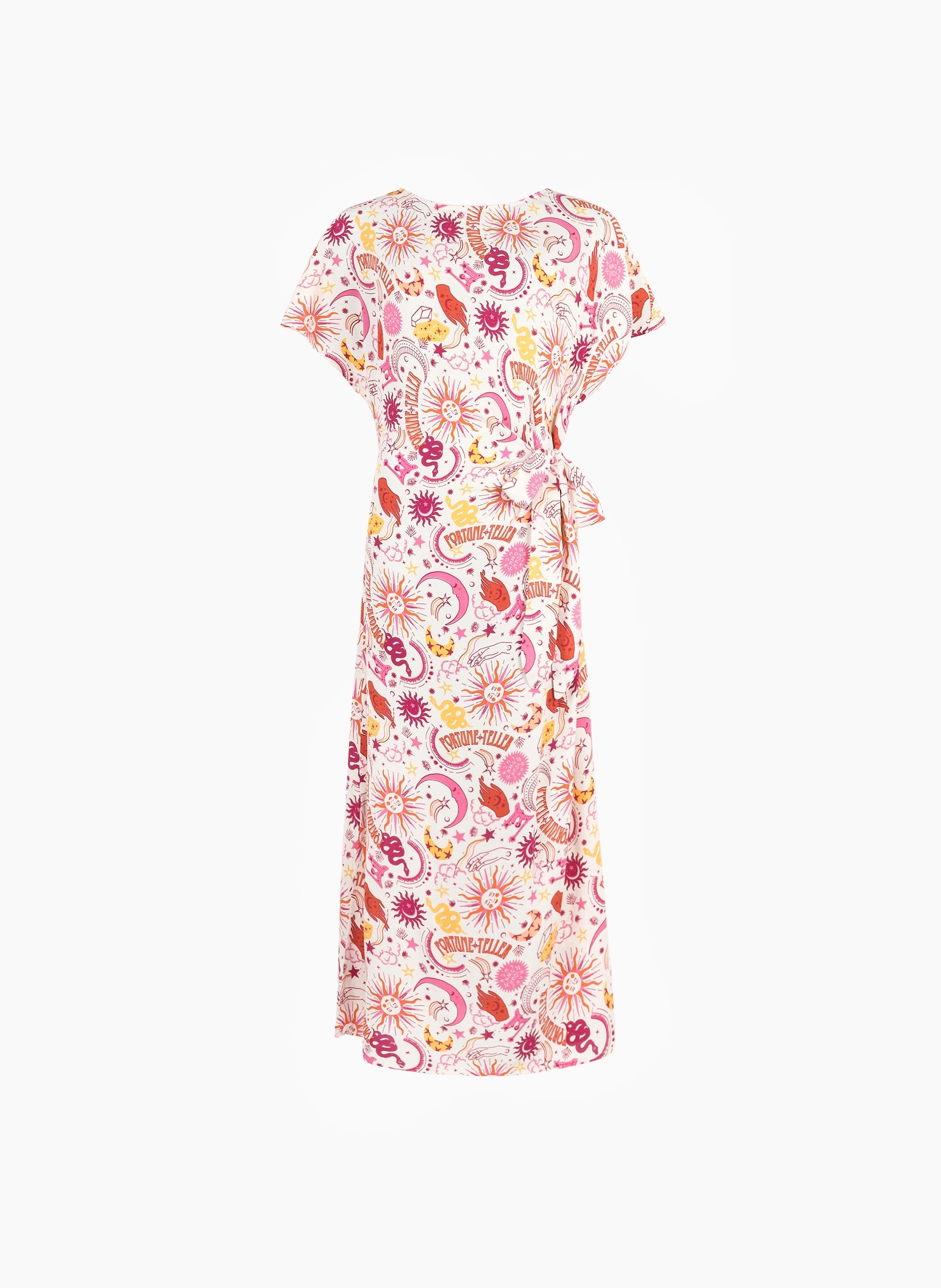 Meloty Boho Ecru Midi Dress