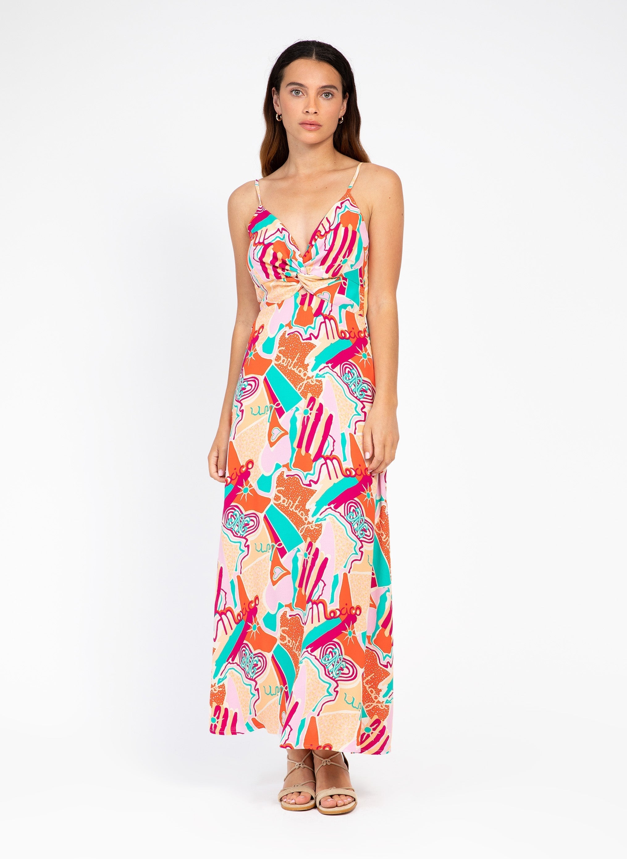 Midi dress Meryka Bastia Red