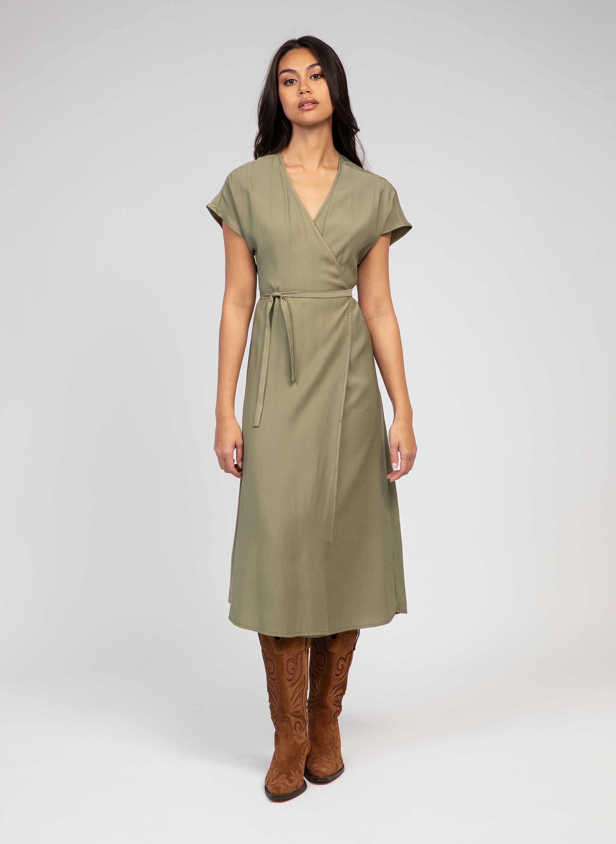 Maxi abito militare Mikima