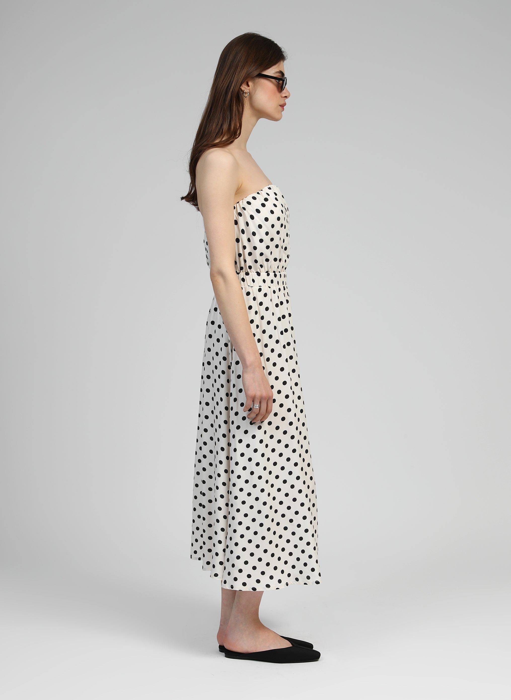 Maxi abito nero Mikitry Palinto