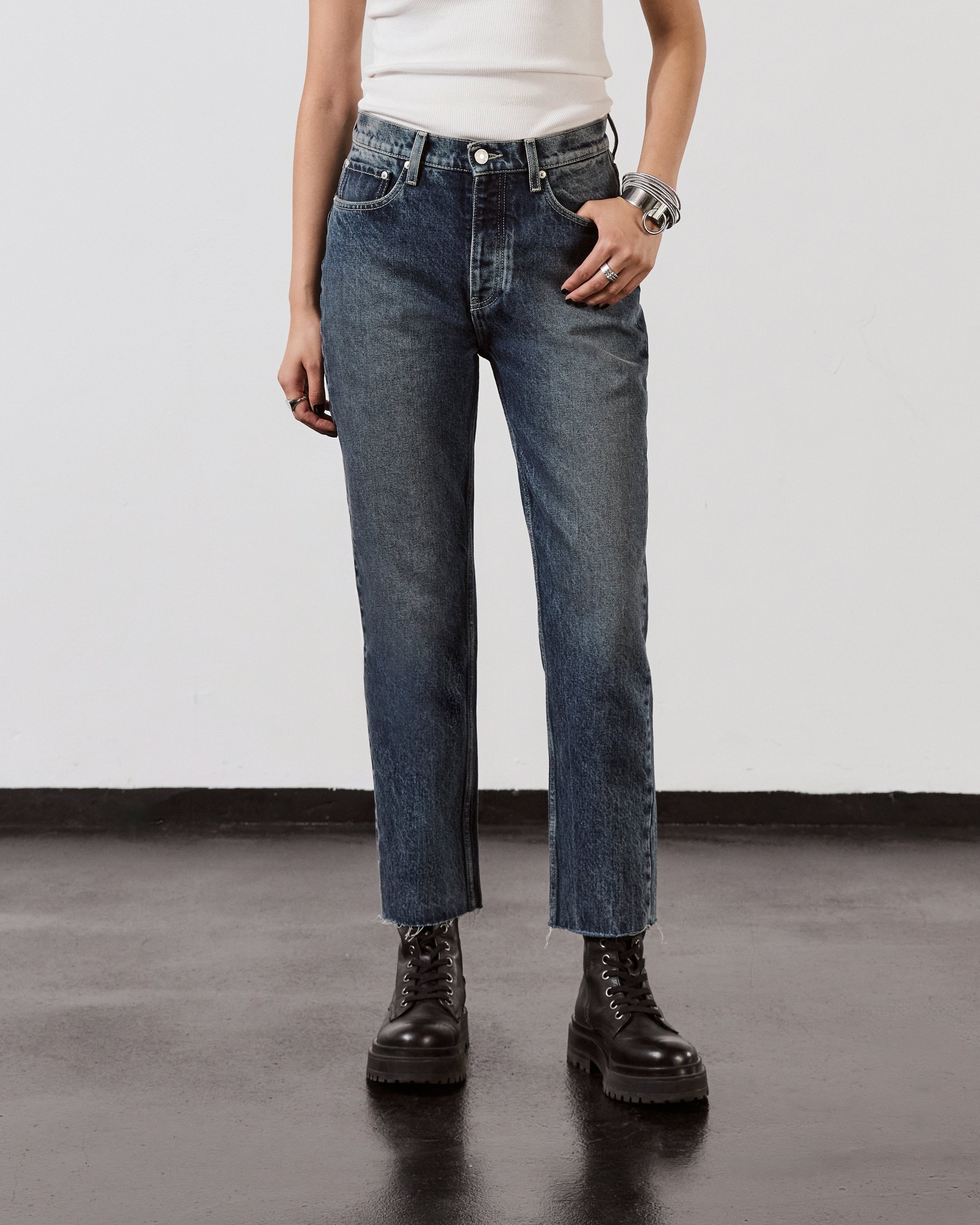 Jeans regular blu scuro