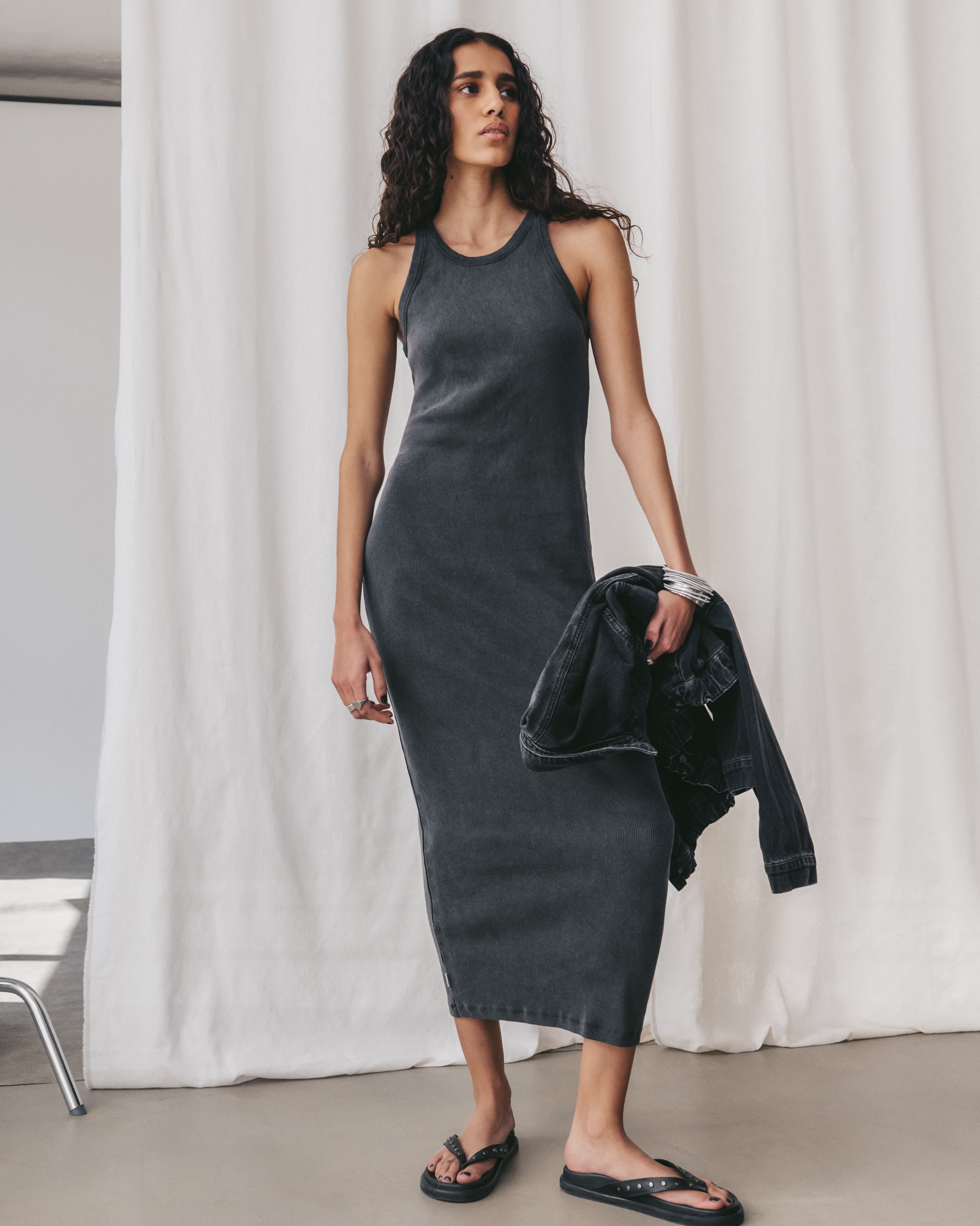 The Dark Long Standard Tank Dress